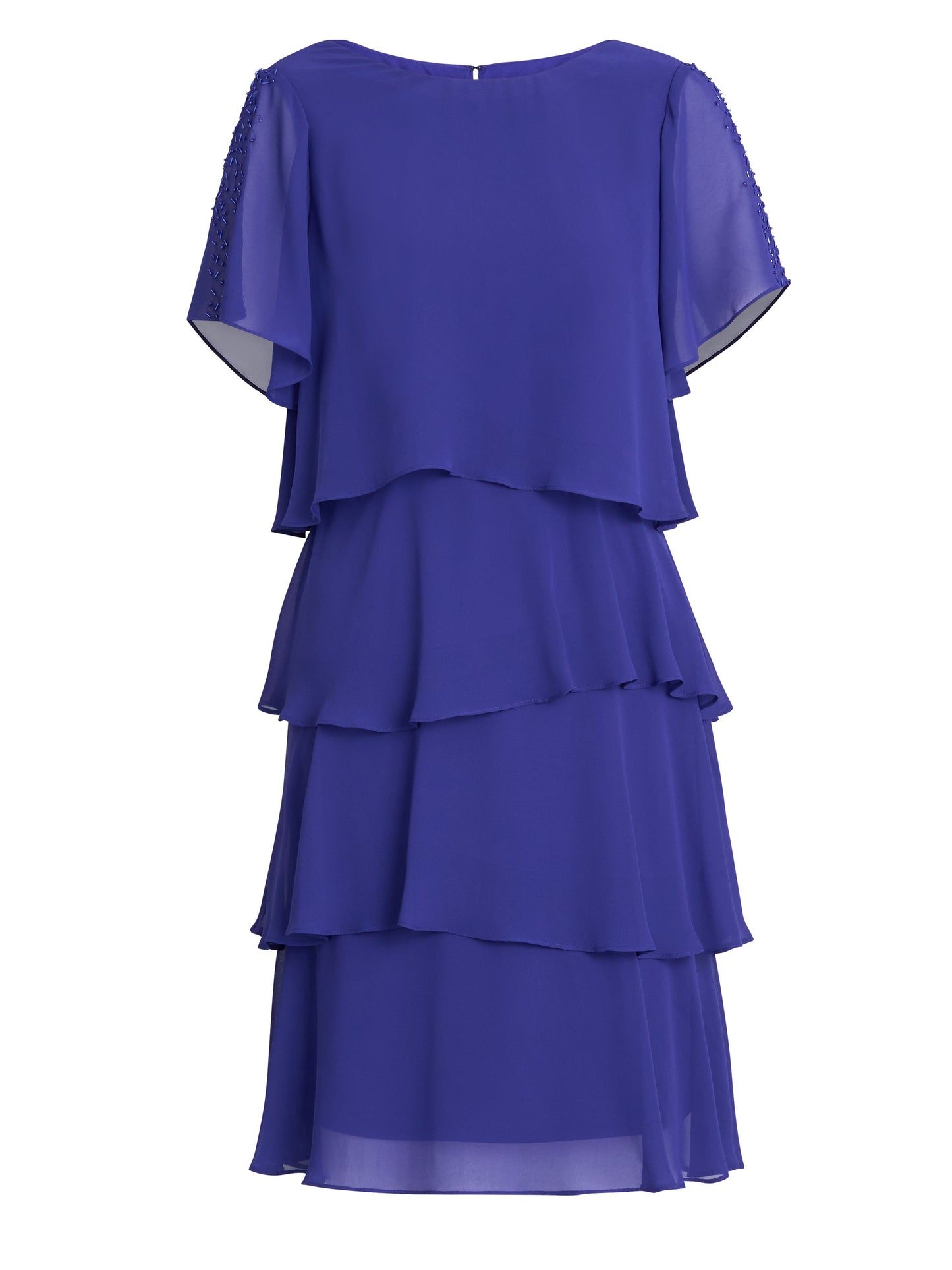 Cherry Tiered Chiffon Dress
