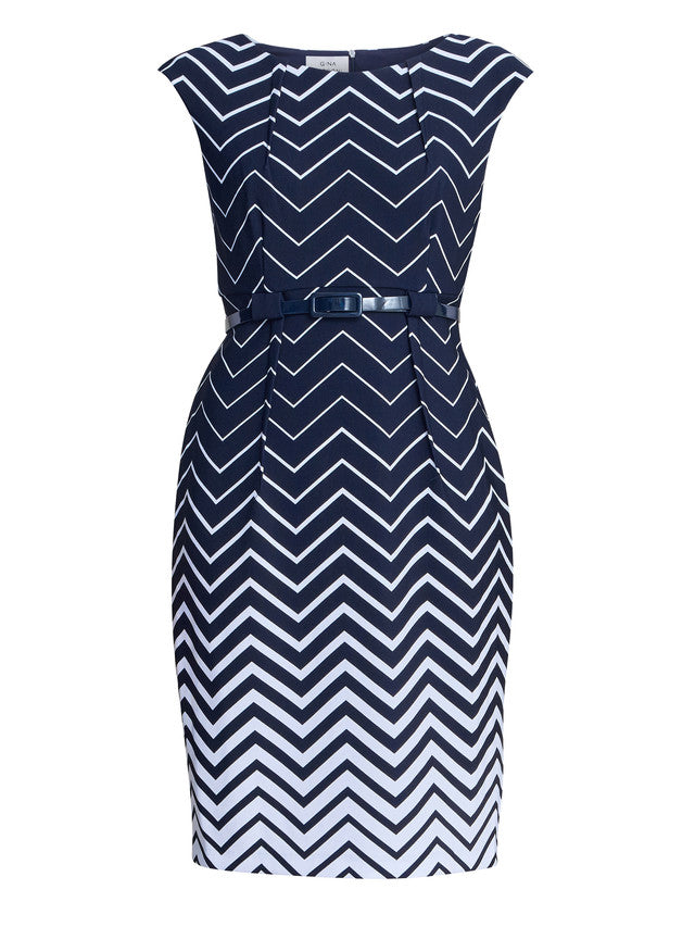 Minnie Abstract Print Dress