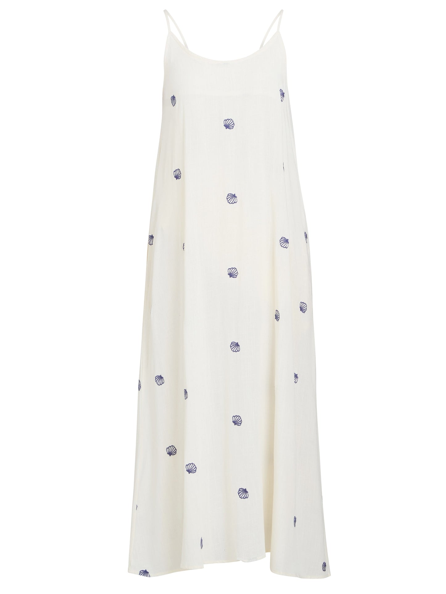 Buffy Embroidered Shell Print Dress