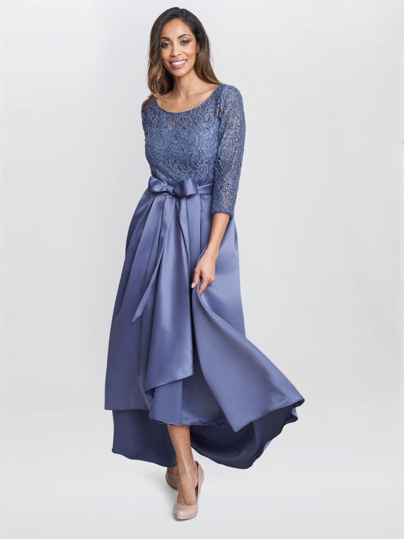 Leona Sequin Lace Dress