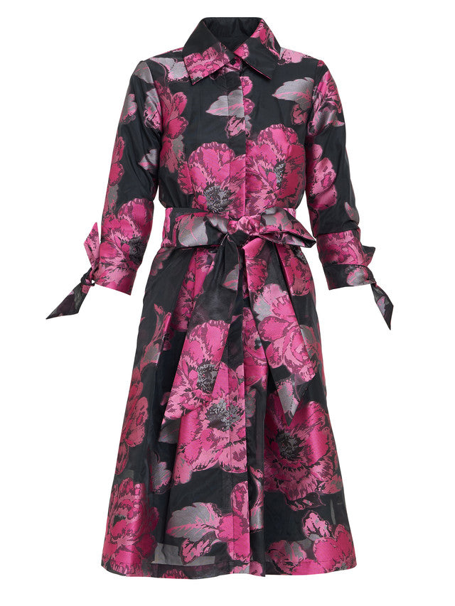  Lauren Jacquard Shirt Dress