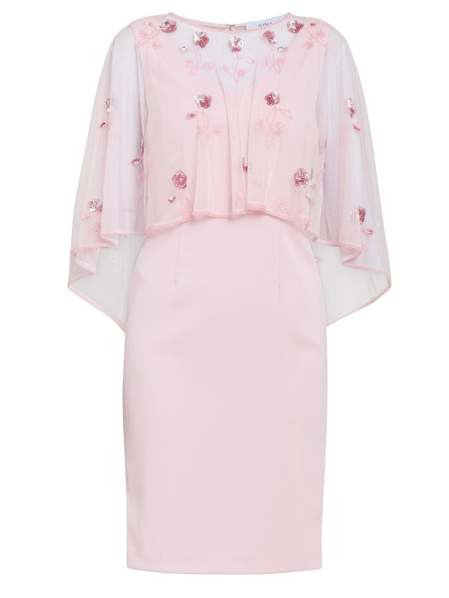  Vera Beaded Cape With Delicate Small Flowers