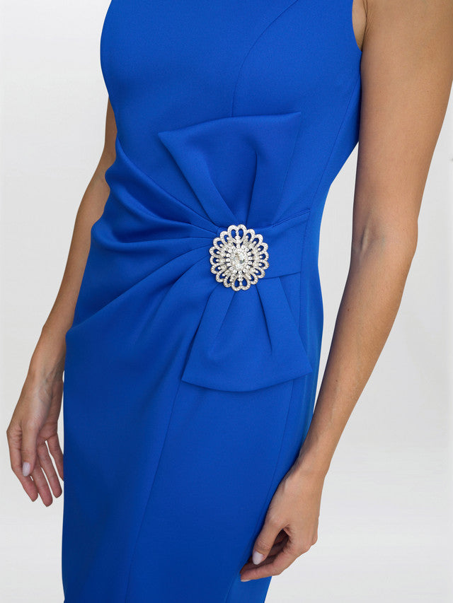  Elsie Wrap Dress With Embellishment