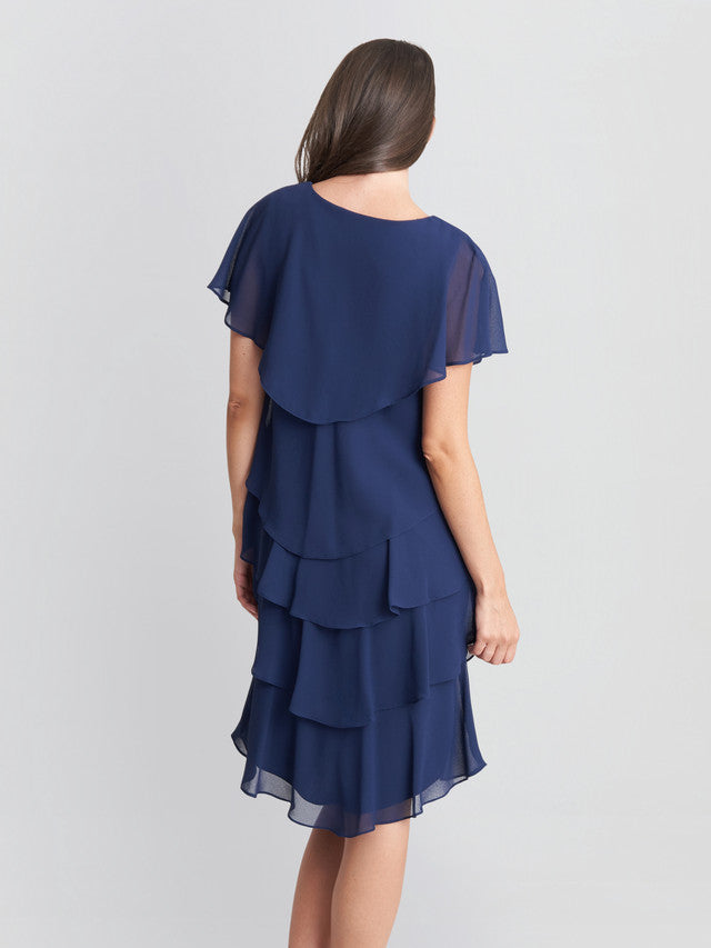  Bella Georgette Tiered Dress
