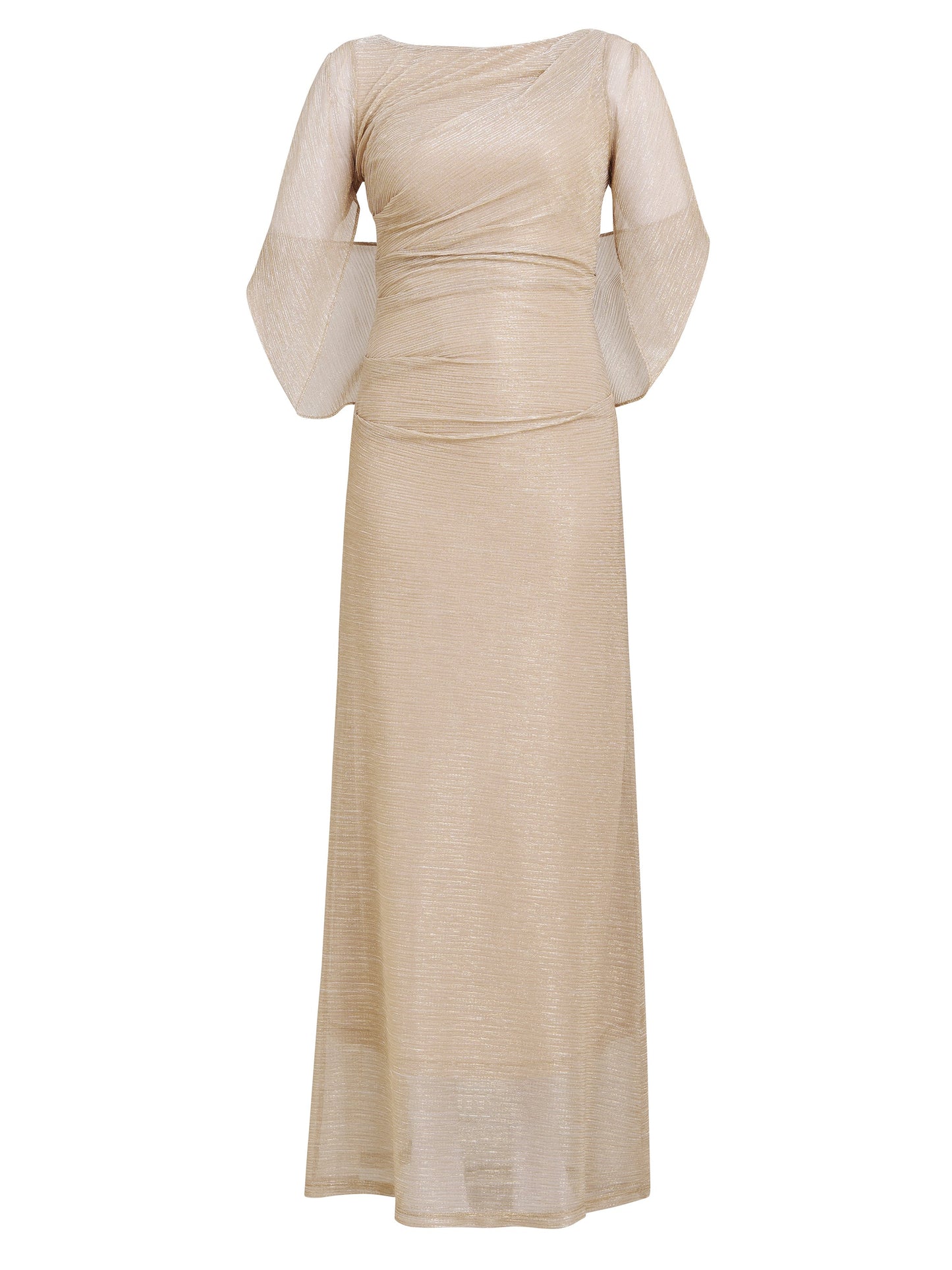  Joanna Metallic Knit Maxi Dress