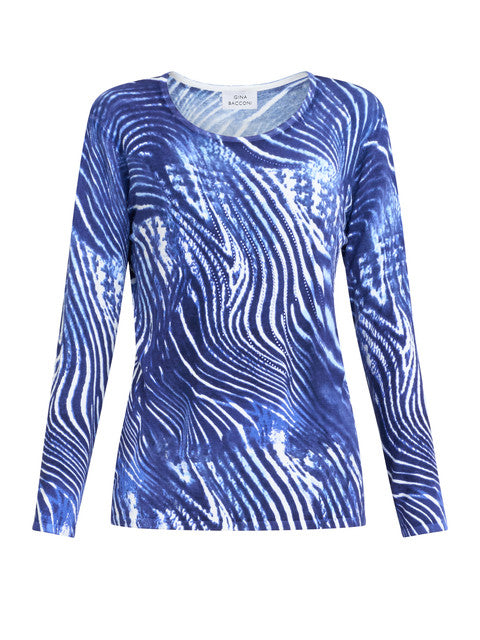  Jody Animal Stripe Jumper With Diamantes