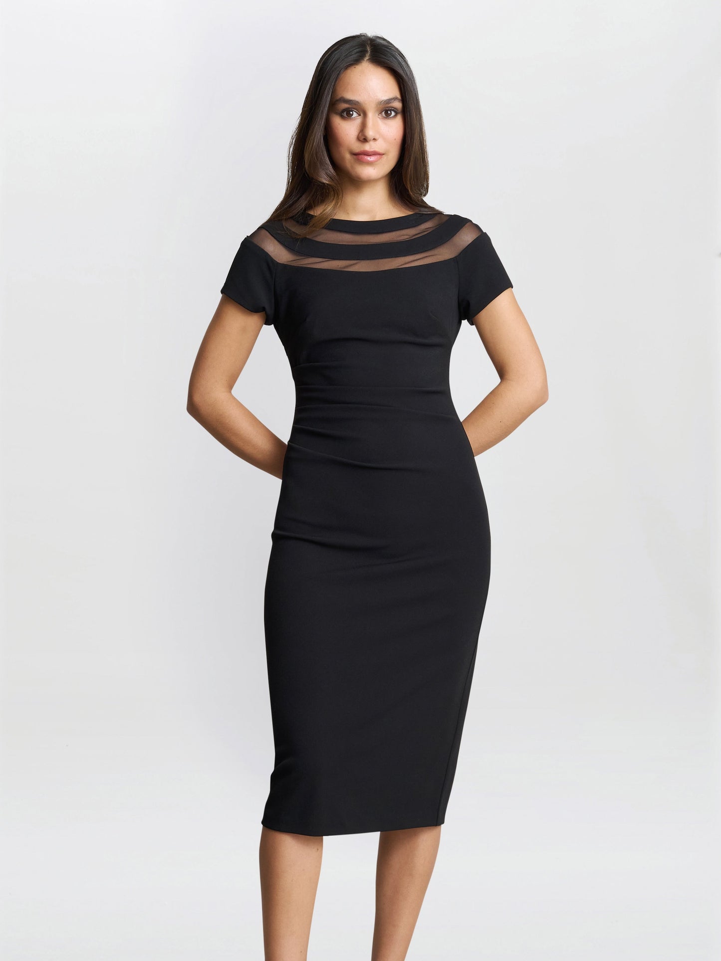  Daniella Illusion Neck Dress
