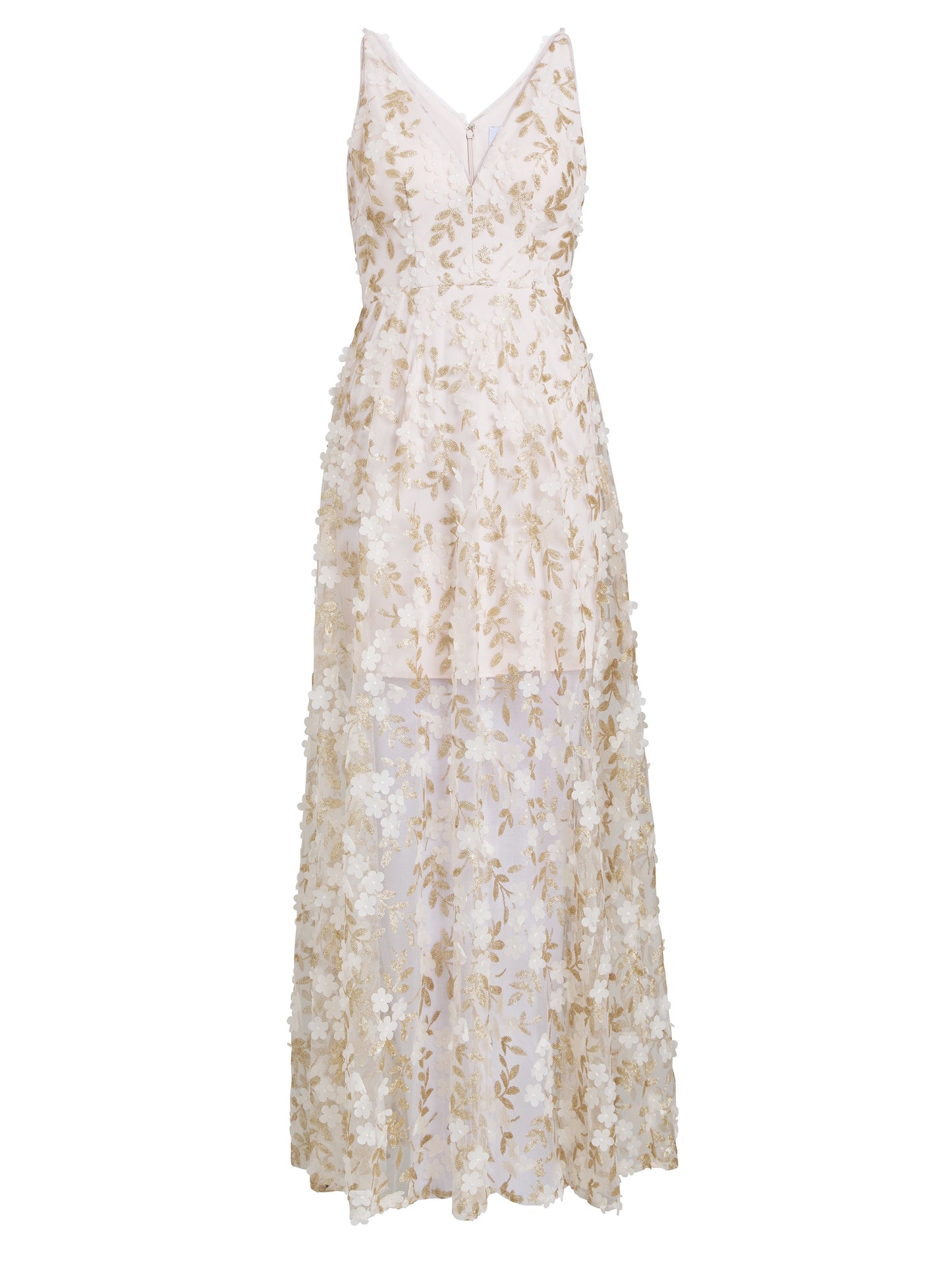  Zafira Floral Applique Dress