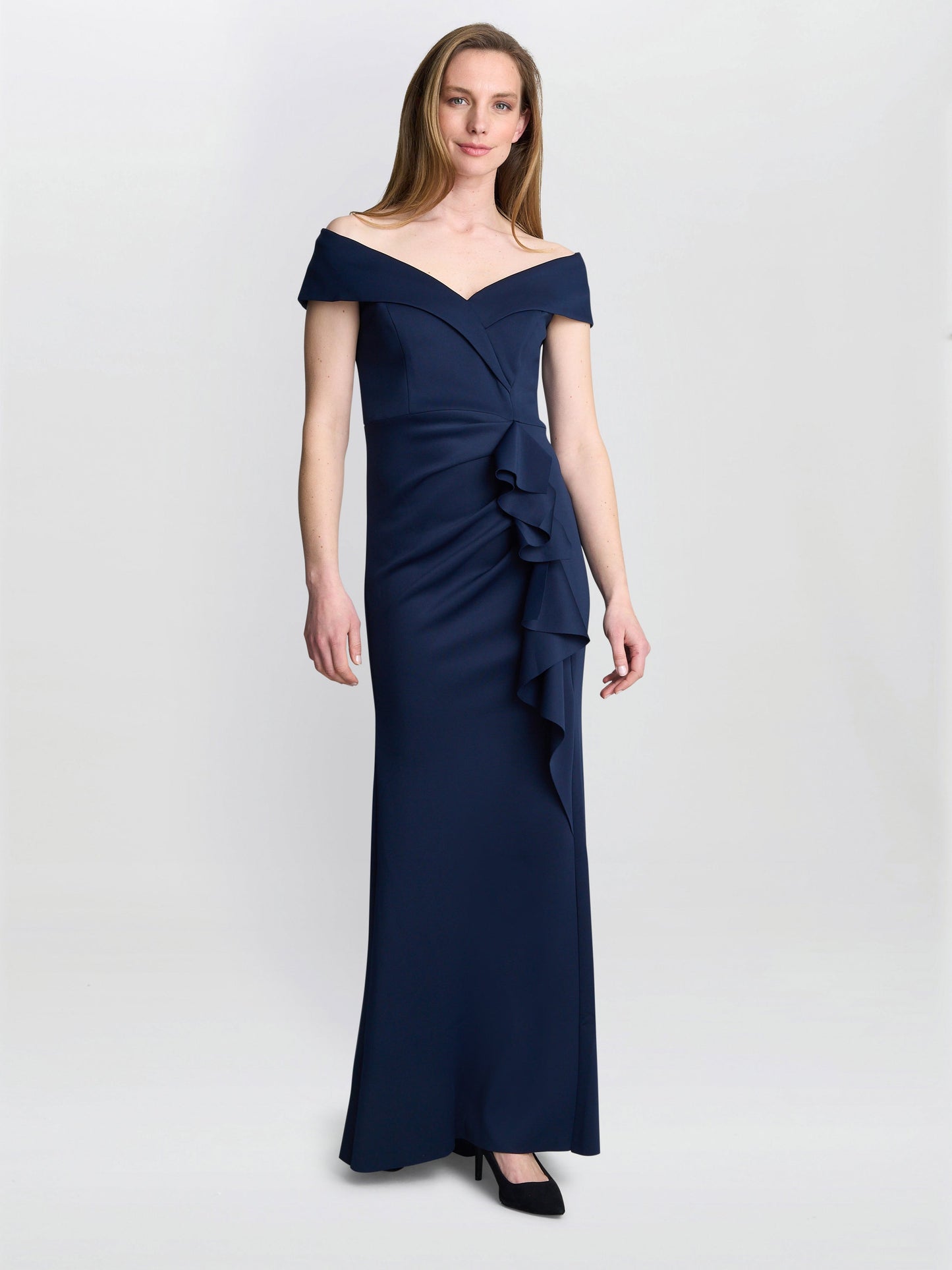  Victoria Maxi Dress With Side Ruching