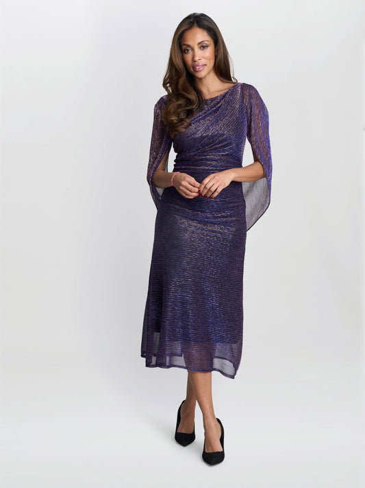  Ciara Metallic Knit Dress