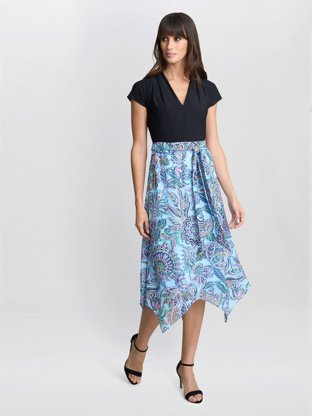  Charlotte Handkerchief Skirt Dress