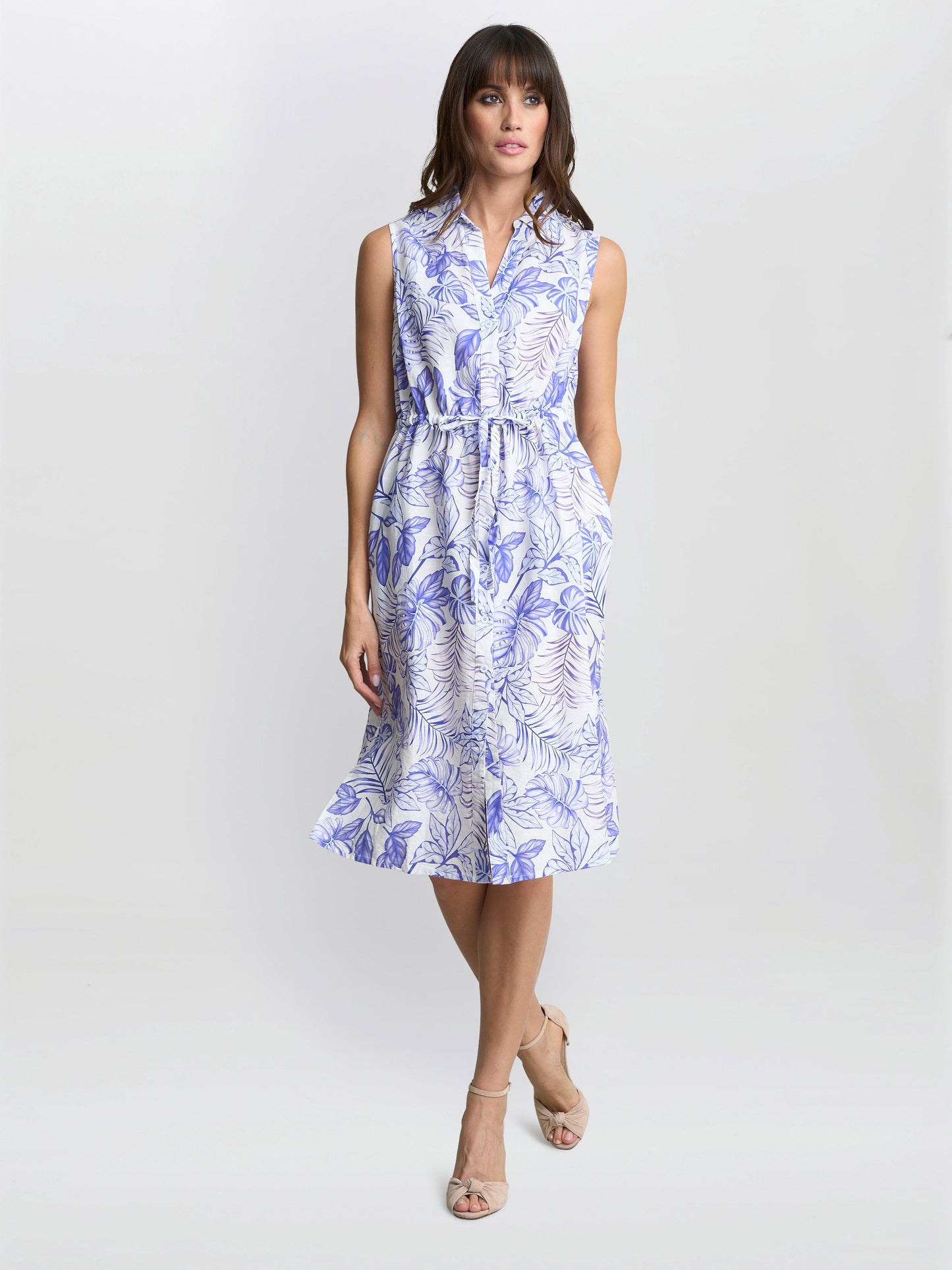  Adalynn Floral Shirt Dress