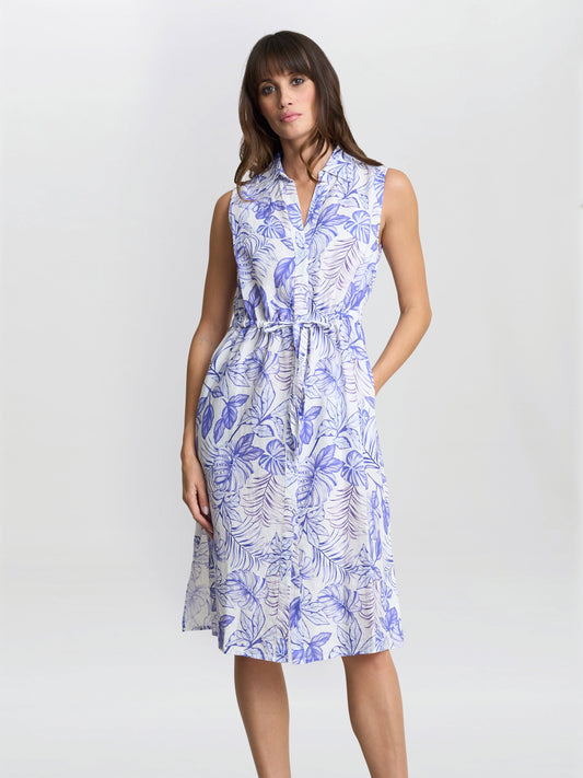  Adalynn Floral Shirt Dress