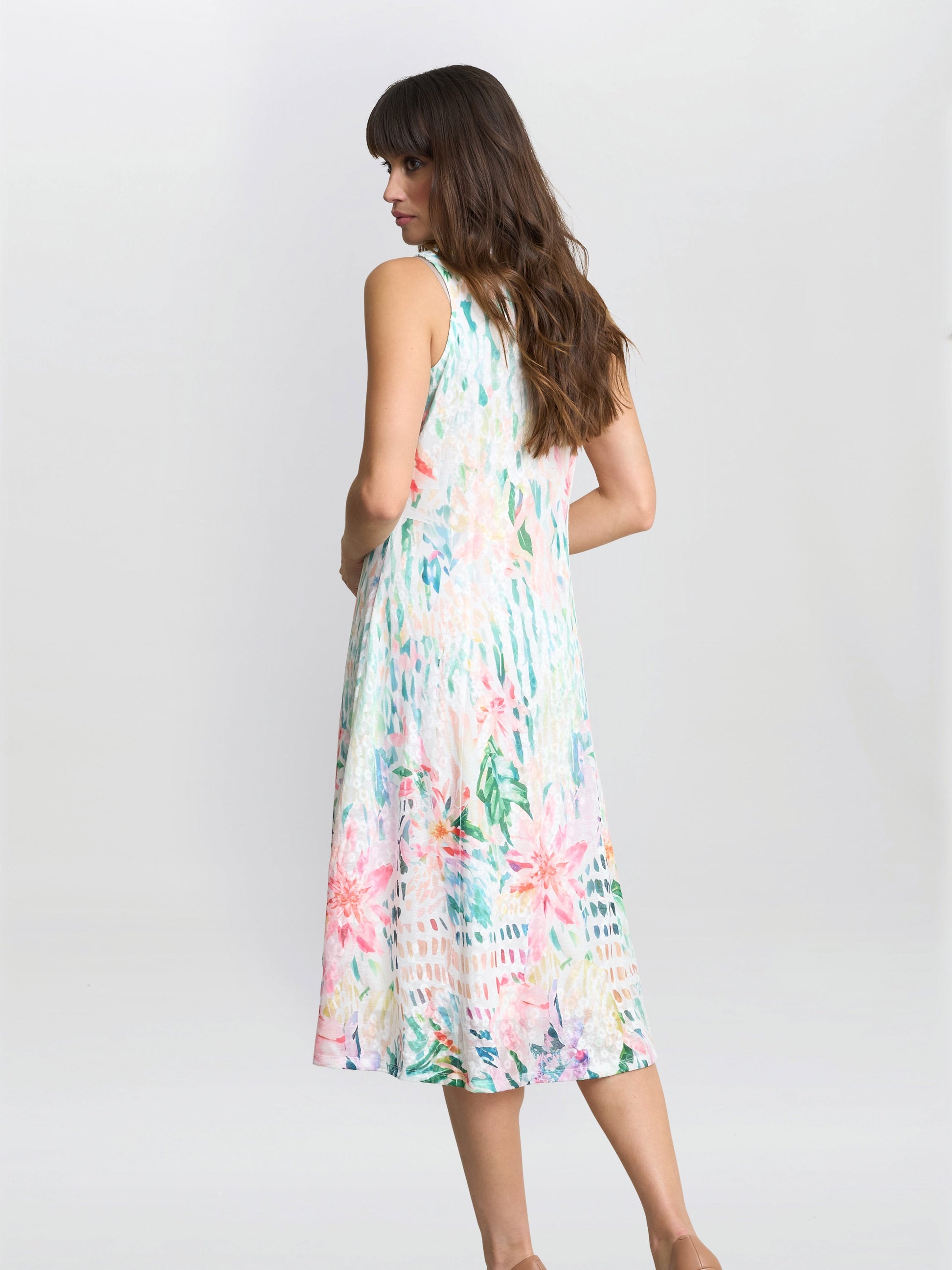  Brooklyn Watercolour Floral Dress