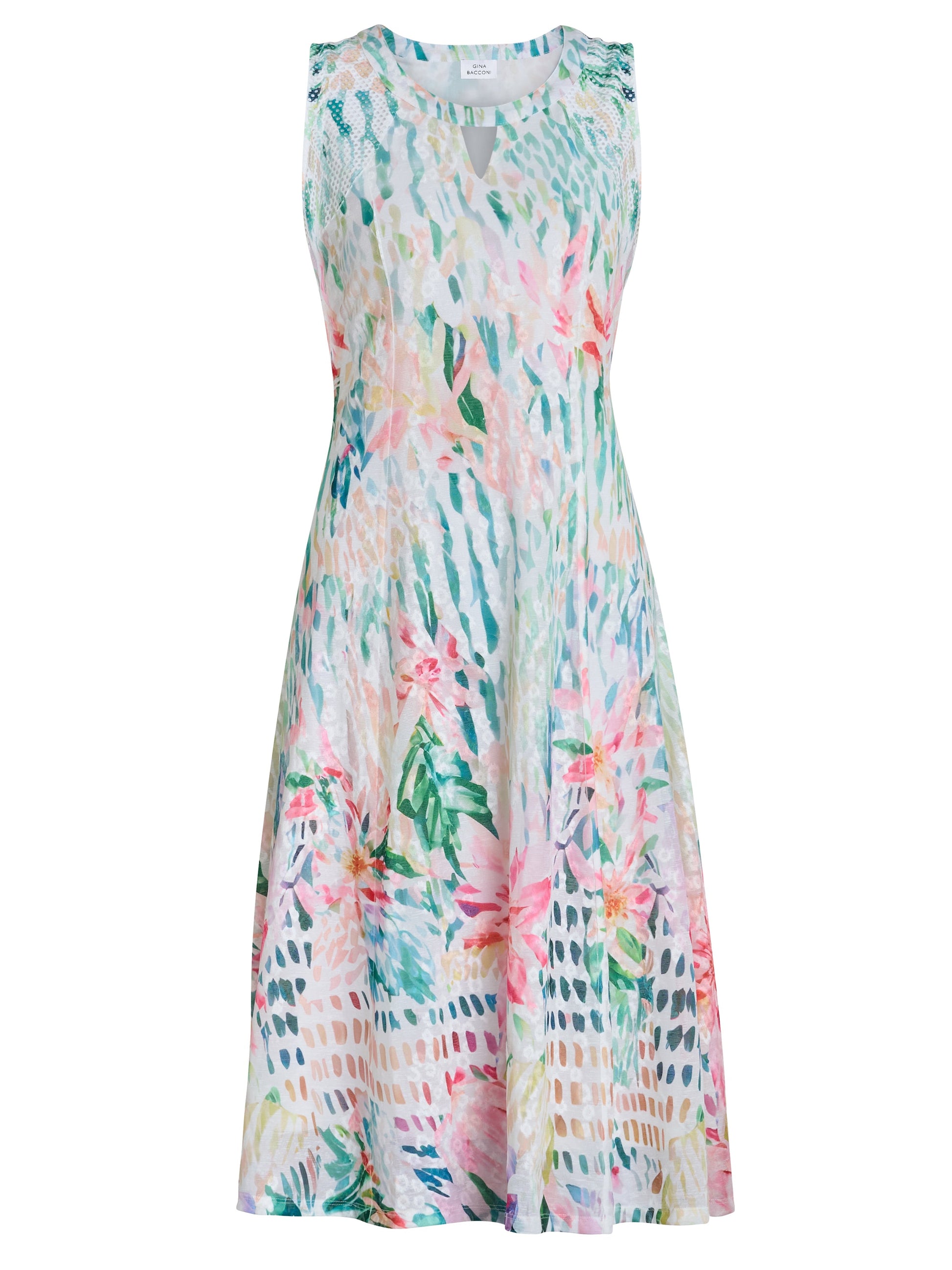  Brooklyn Watercolour Floral Dress