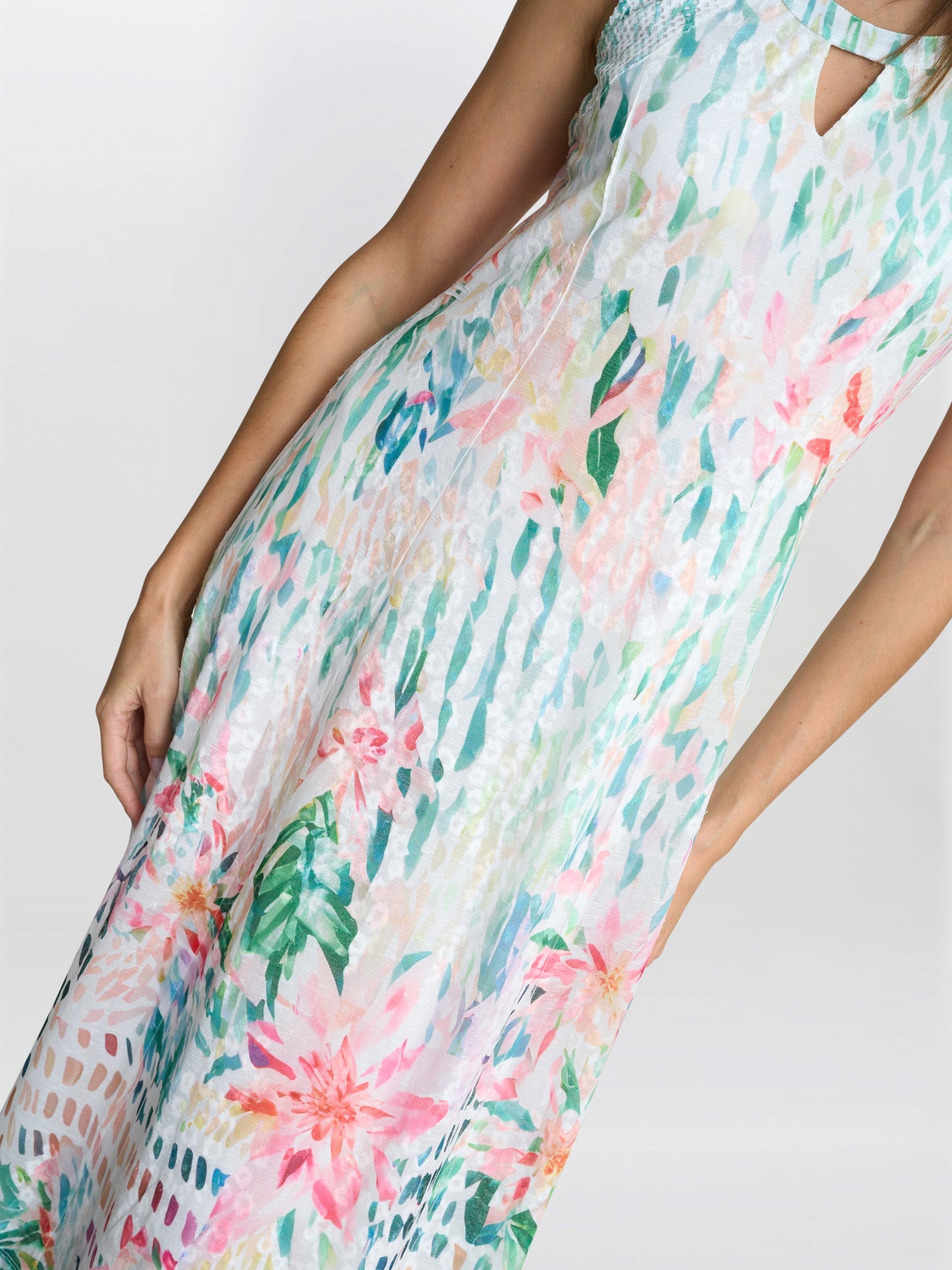  Brooklyn Watercolour Floral Dress