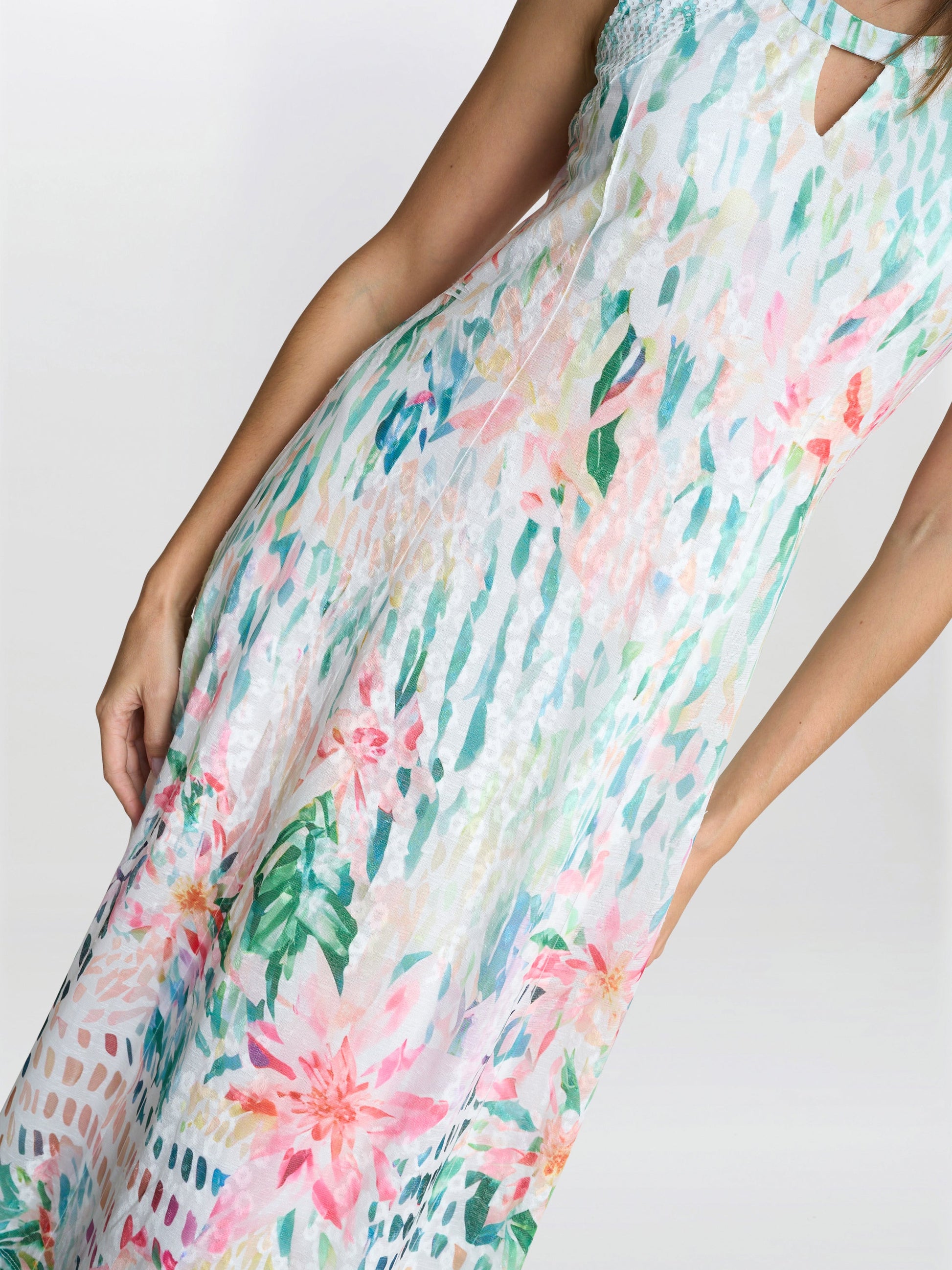  Brooklyn Watercolour Floral Dress