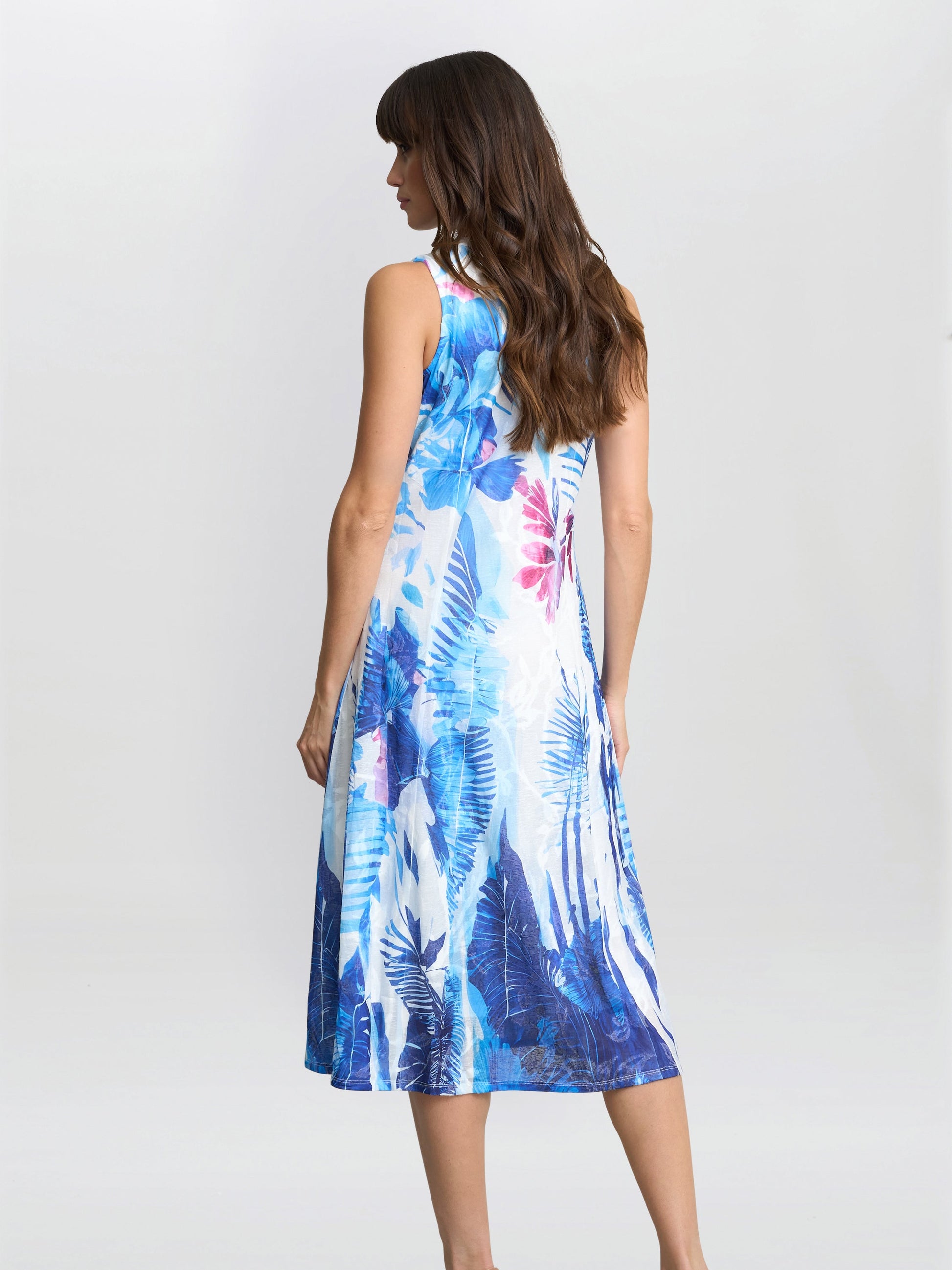  Camila Blue Floral Dress