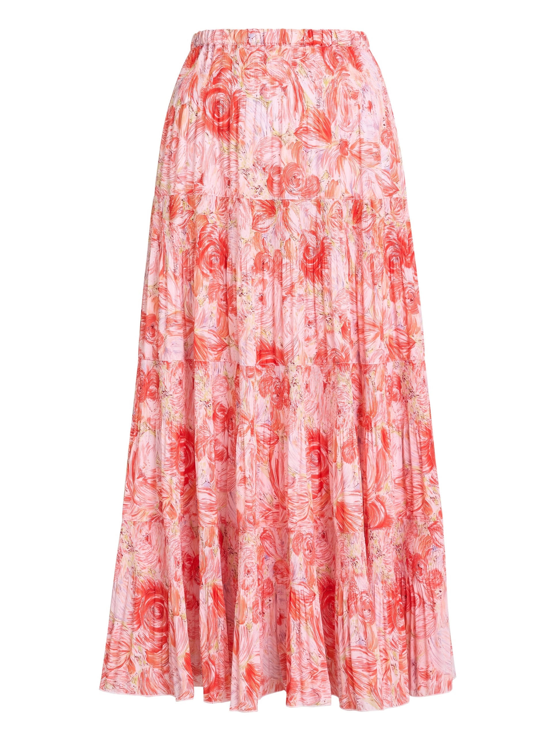  Isabelle Floral Print Pleated Skirt