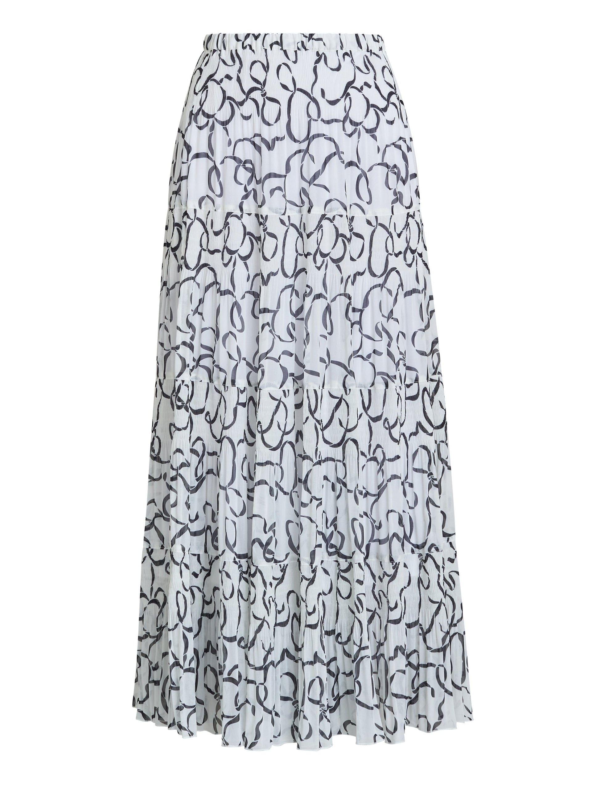  Jasmina Pleated Maxi Skirt