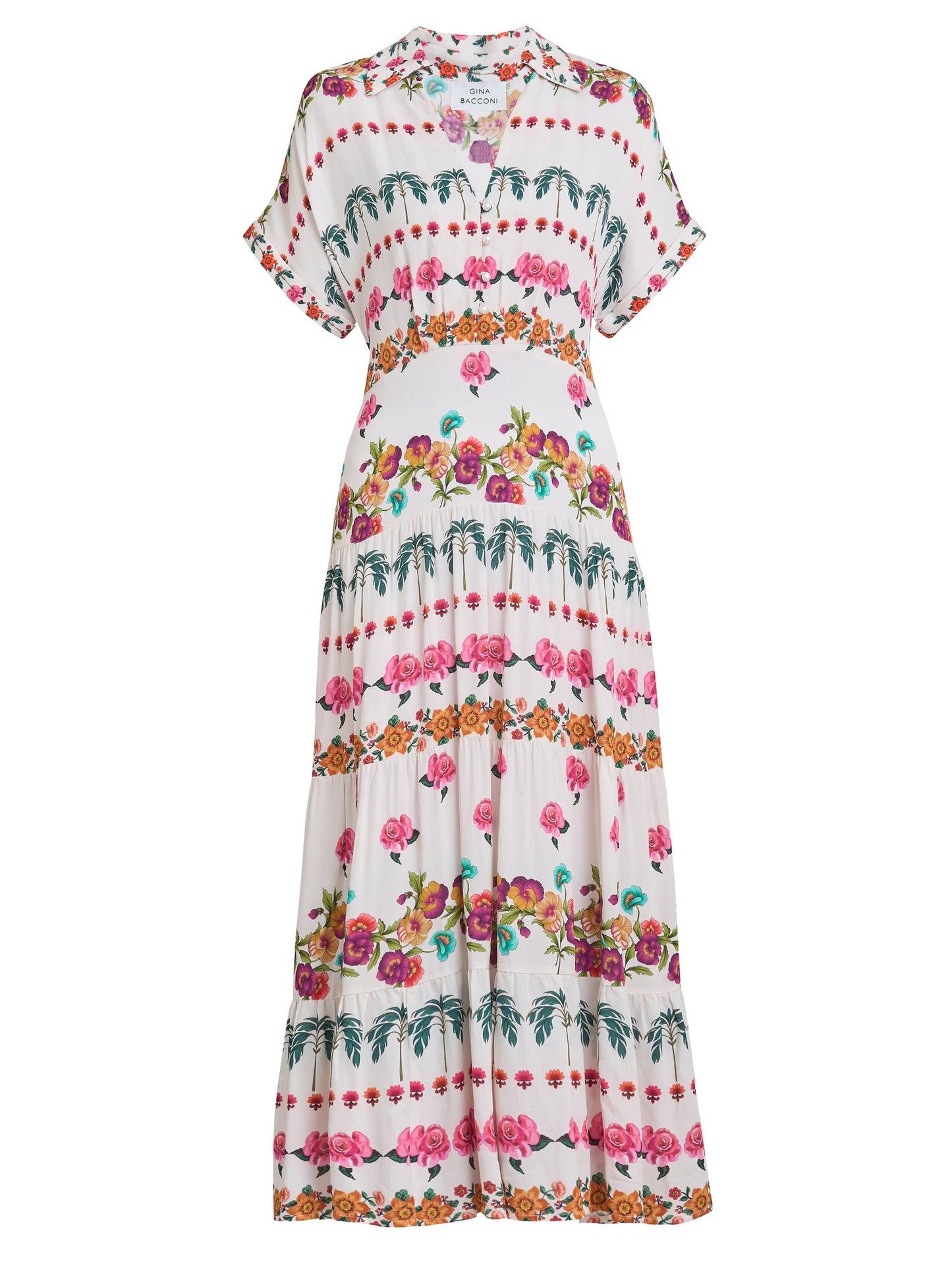  Sasha Floral Shirt Dress