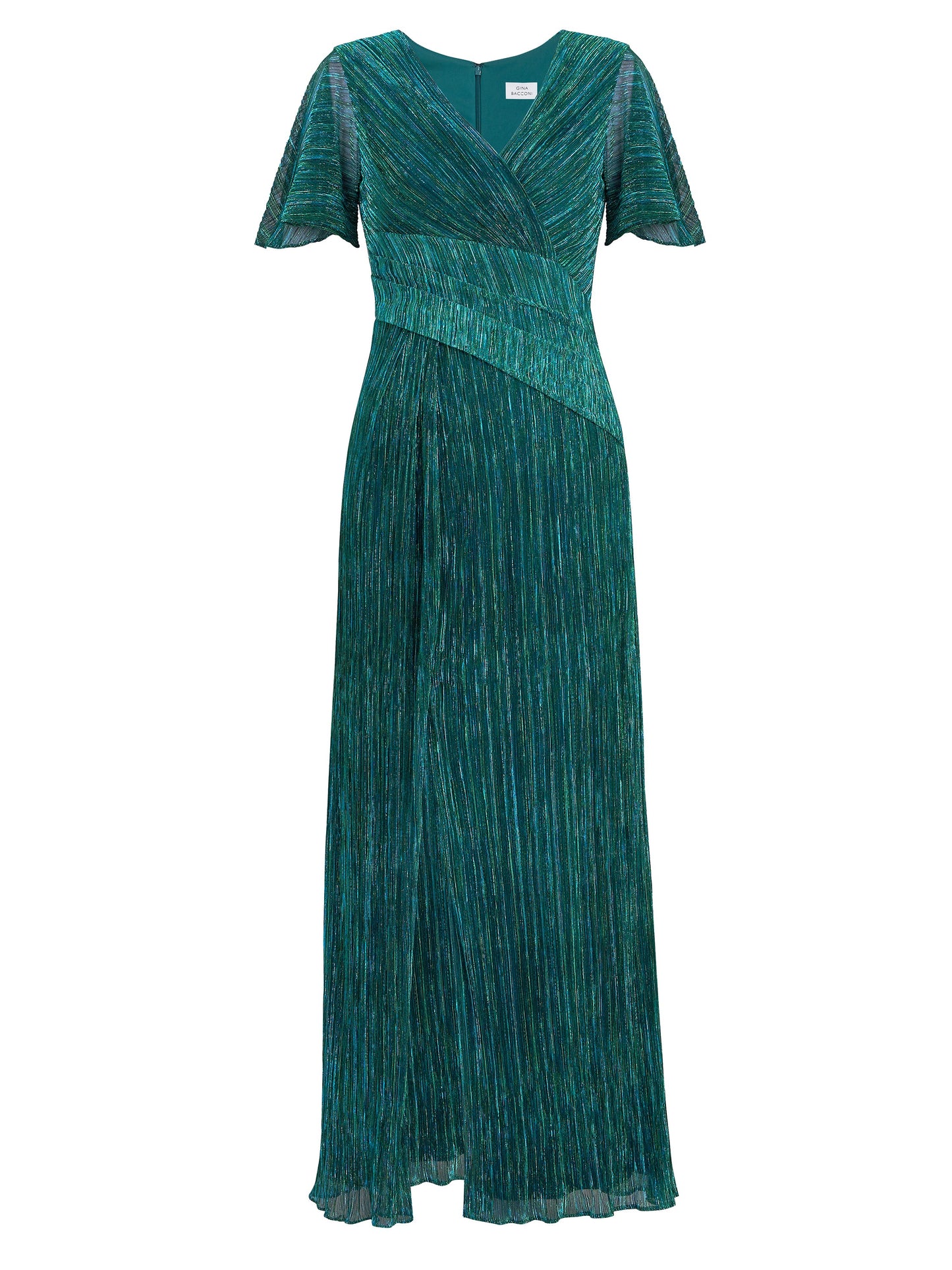  Liz Metallic Knit Maxi Dress