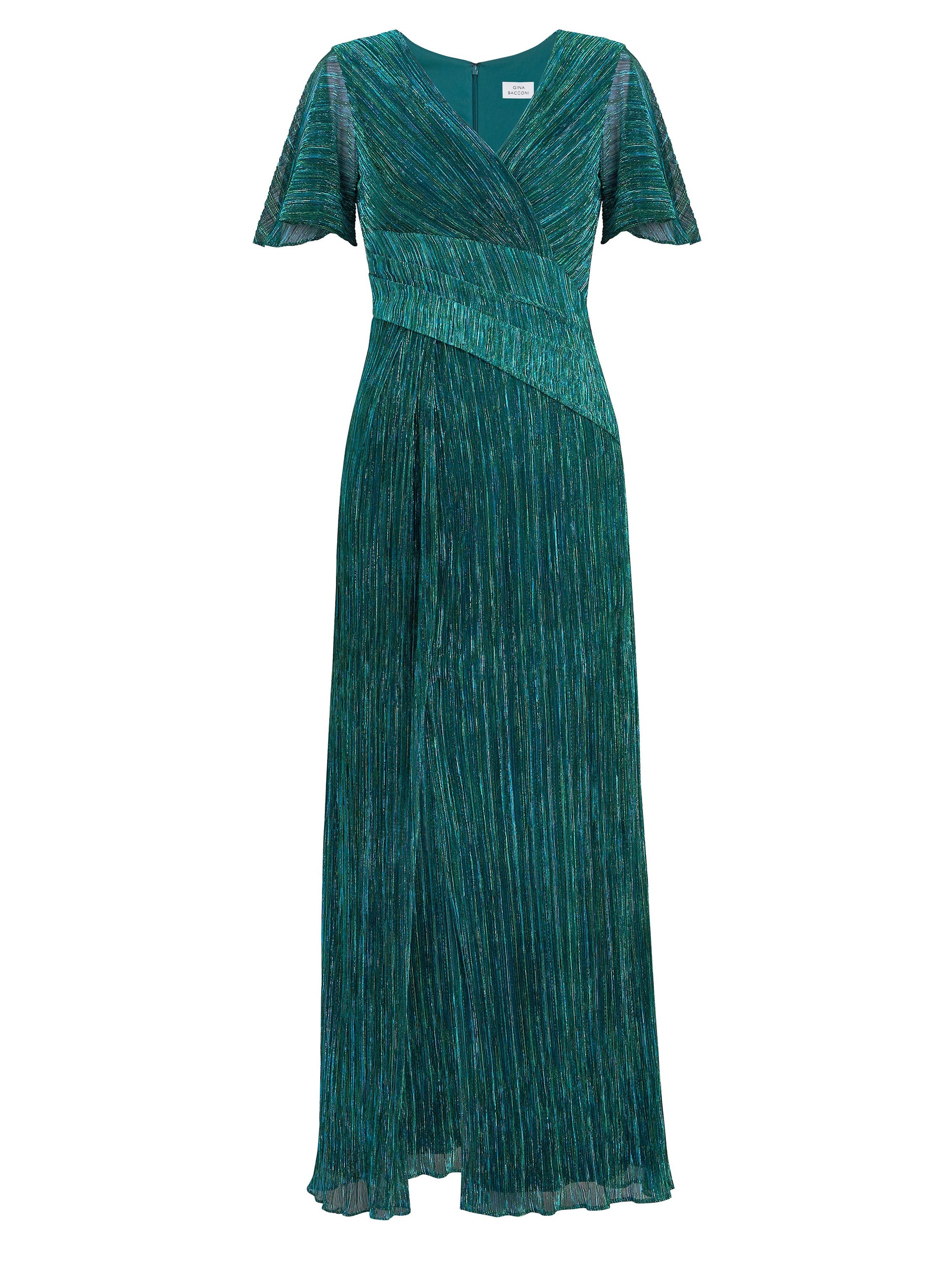  Liz Metallic Knit Maxi Dress