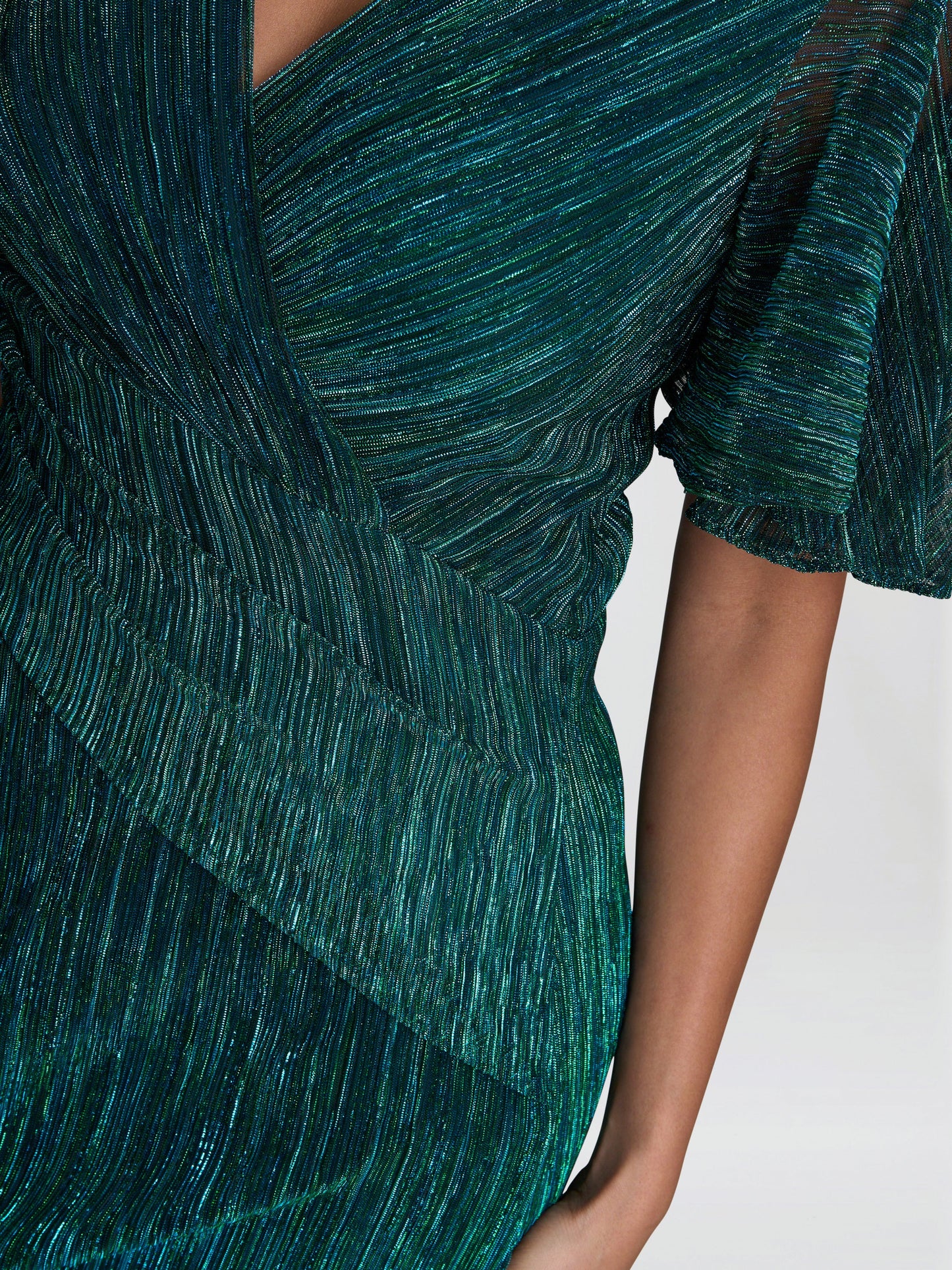  Liz Metallic Knit Maxi Dress