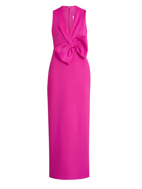  Sienna Maxi Dress With Bow Detail