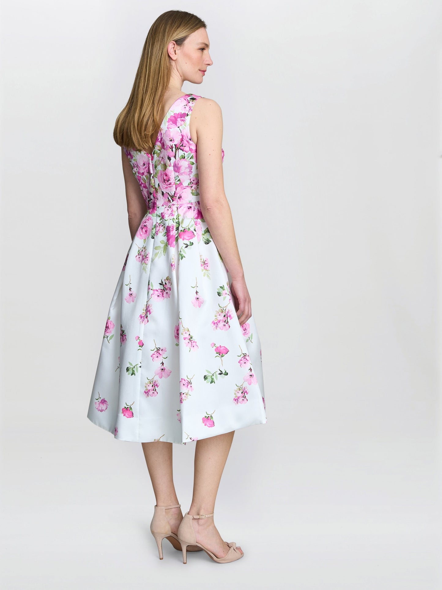  Sophia Floral Midi Dress