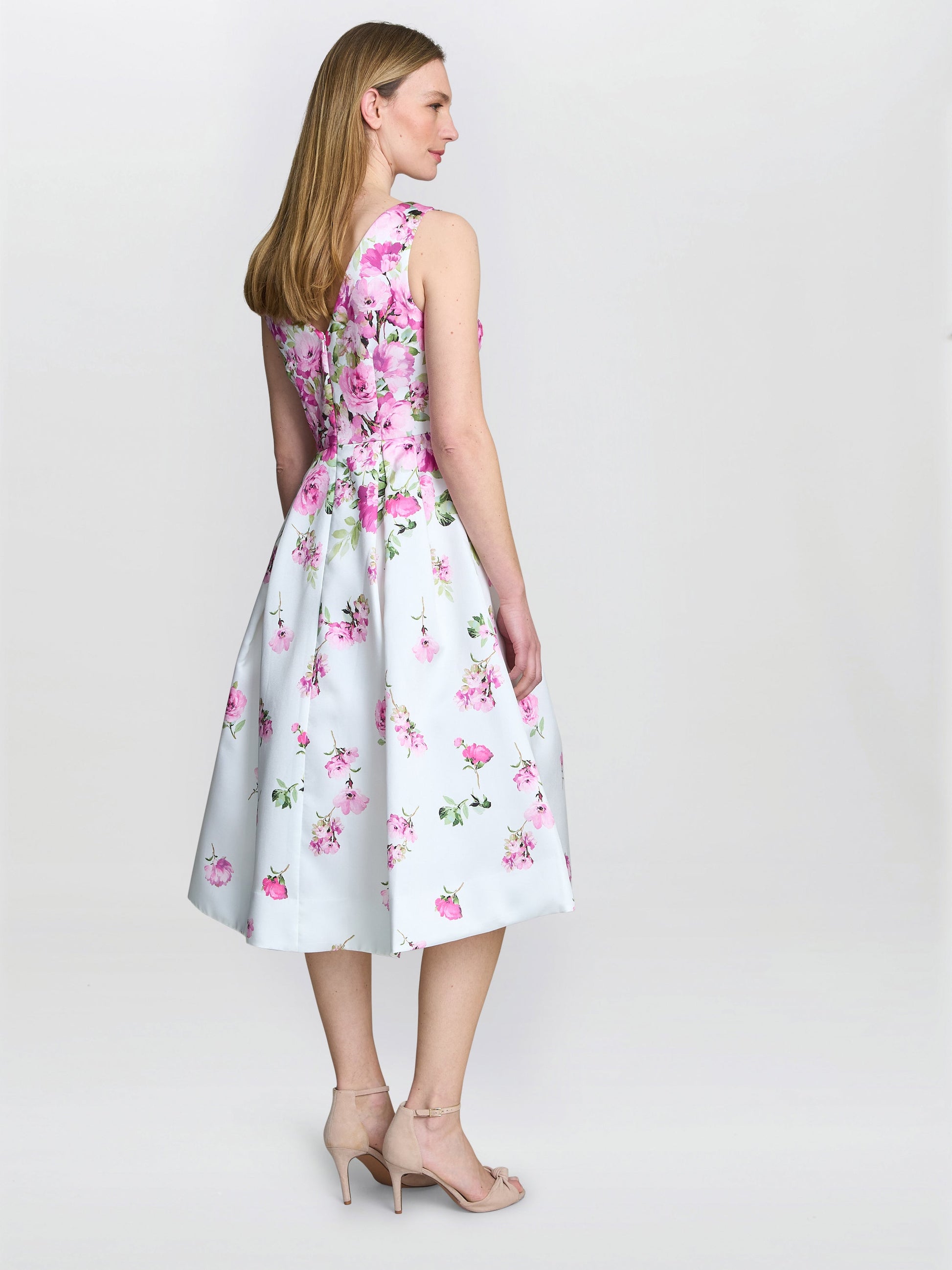  Sophia Floral Midi Dress