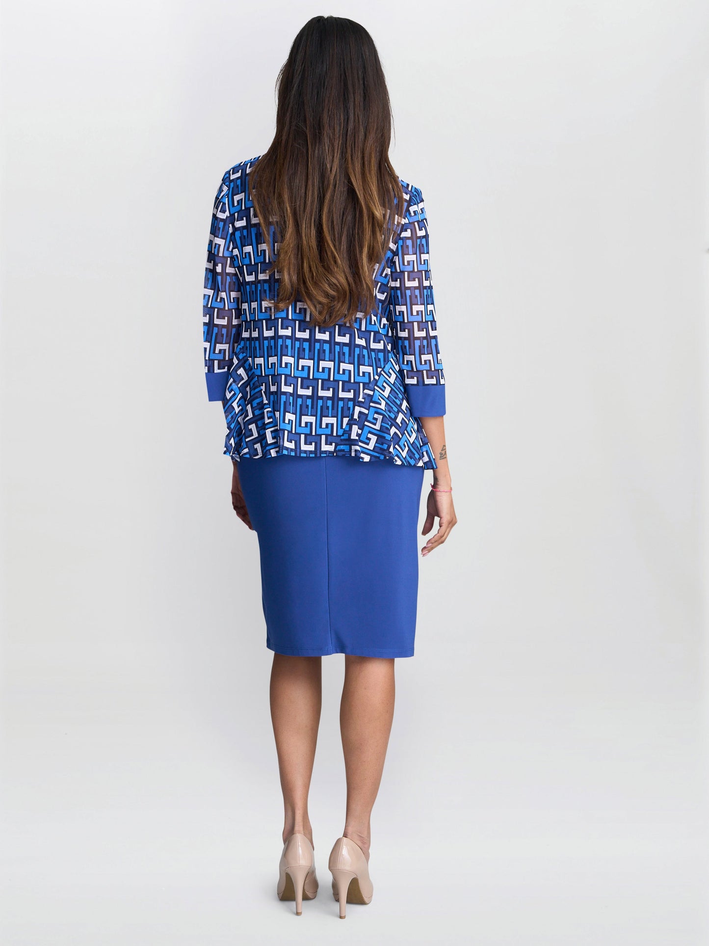  Sofia Print Dress And Jacket