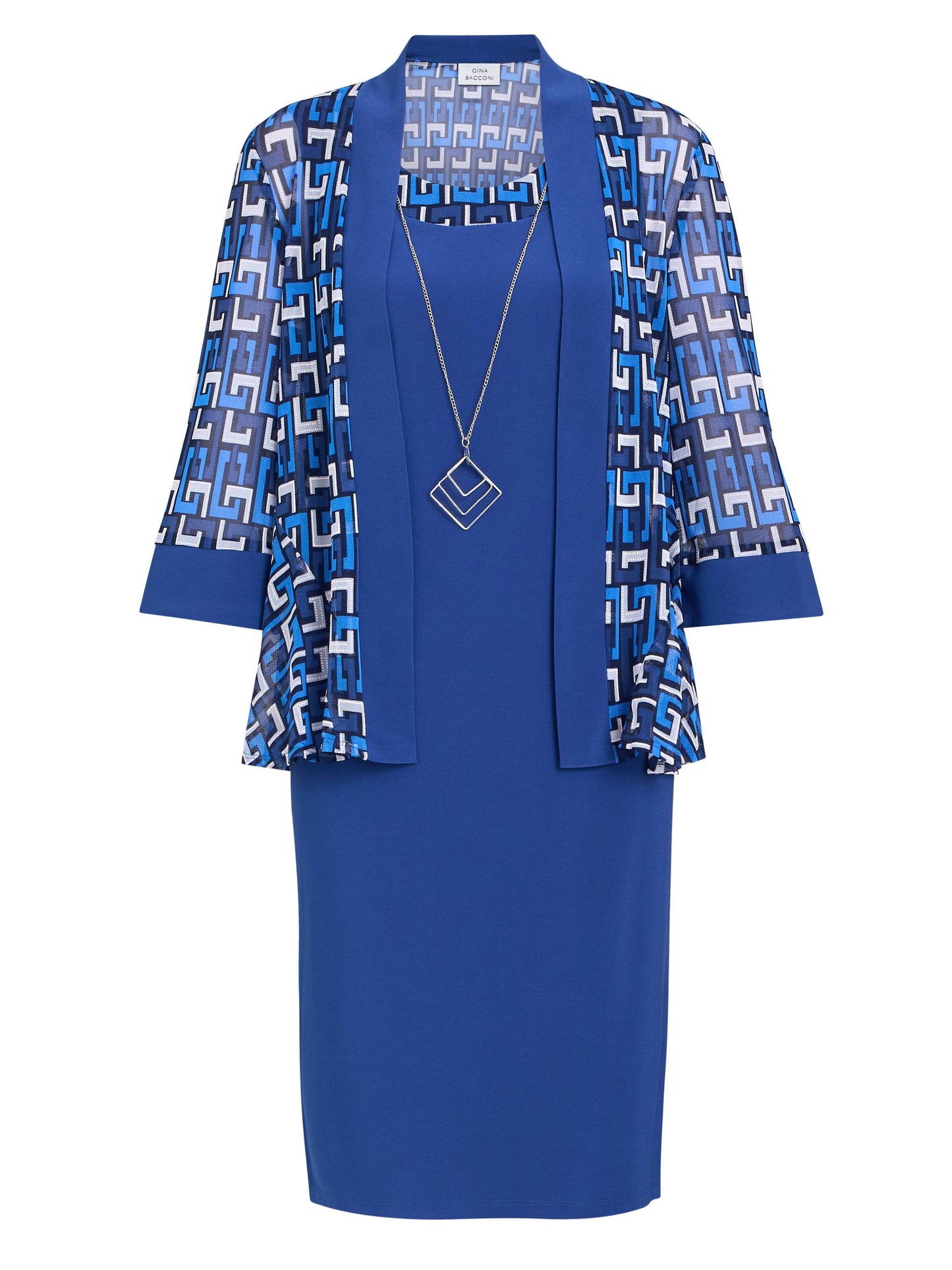  Sofia Print Dress And Jacket