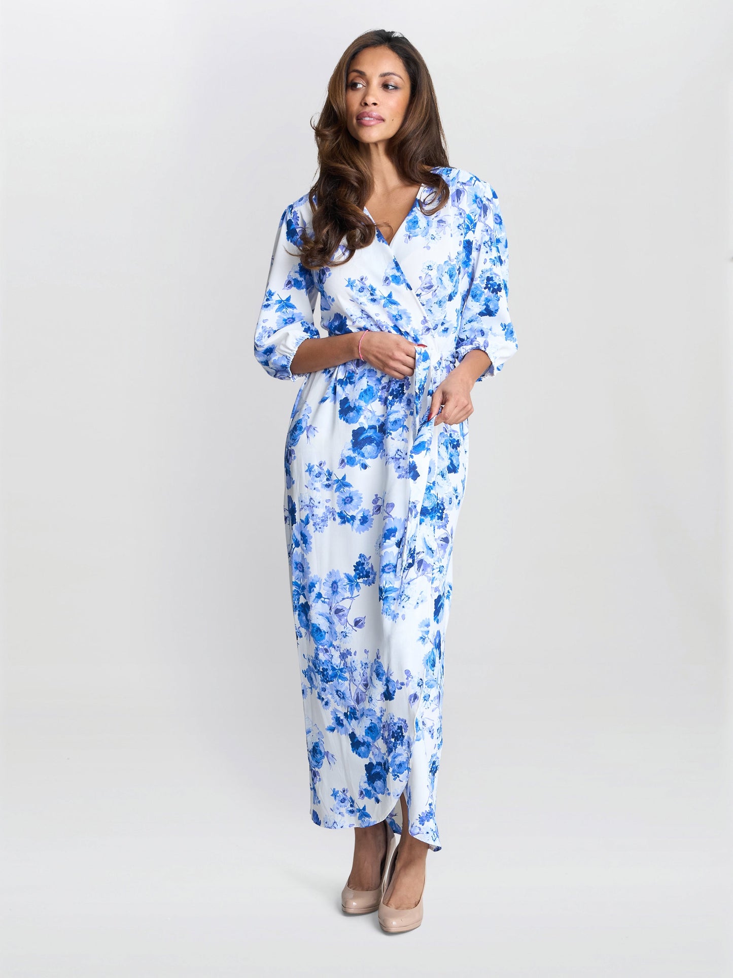  Karen Floral Print Maxi Dress