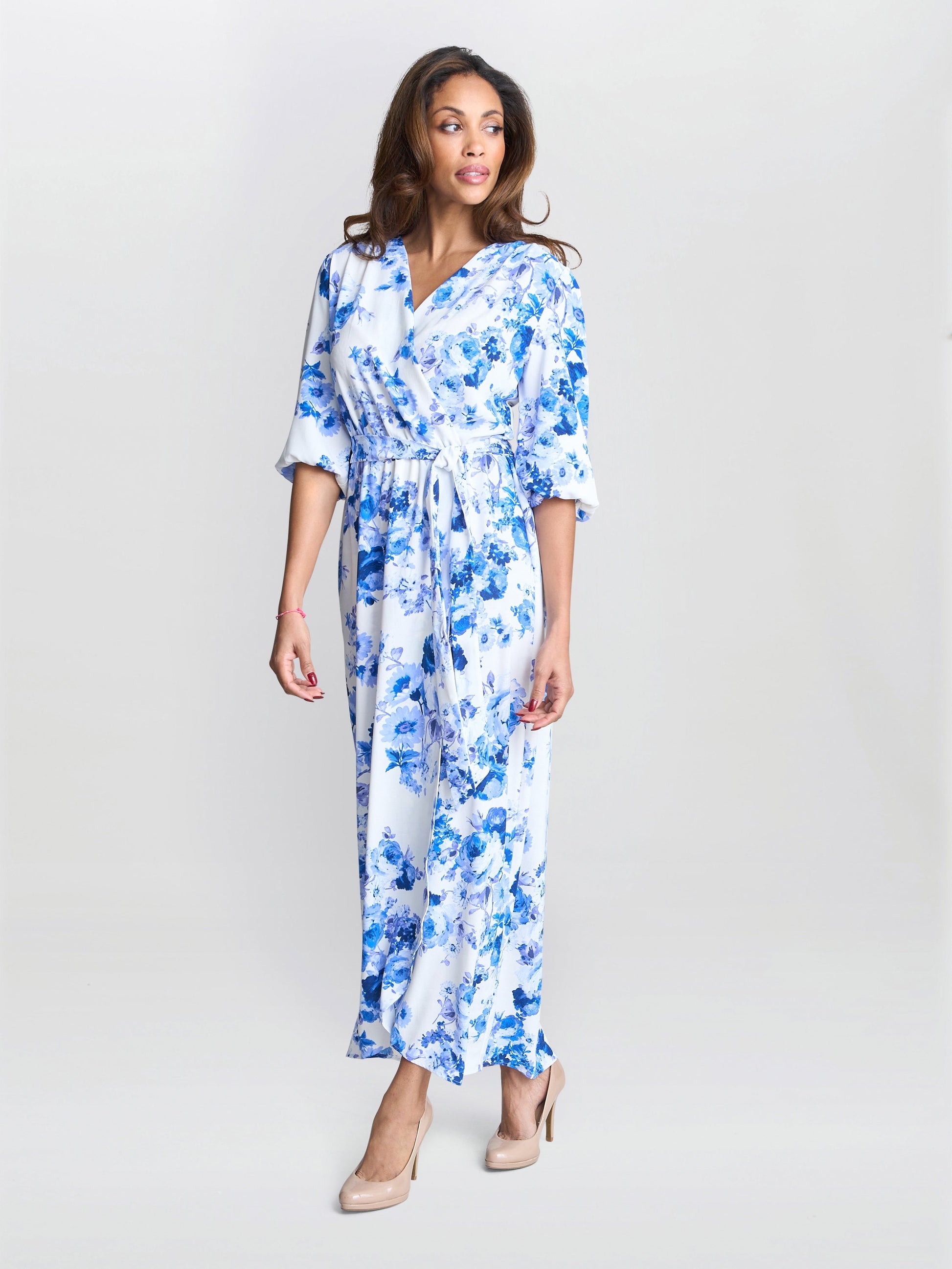  Karen Floral Print Maxi Dress