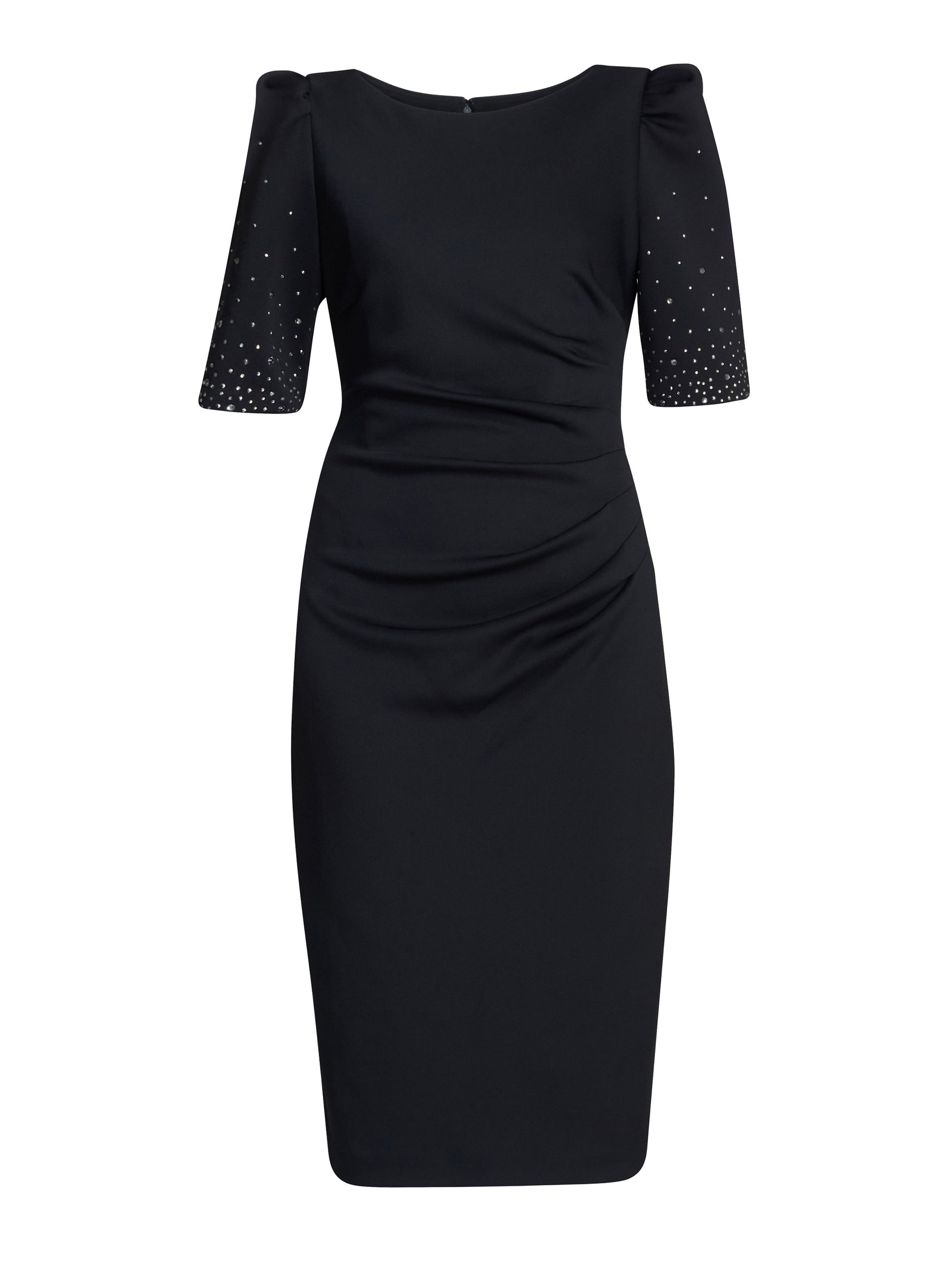  Louisa Dress With Beaded Sleeve