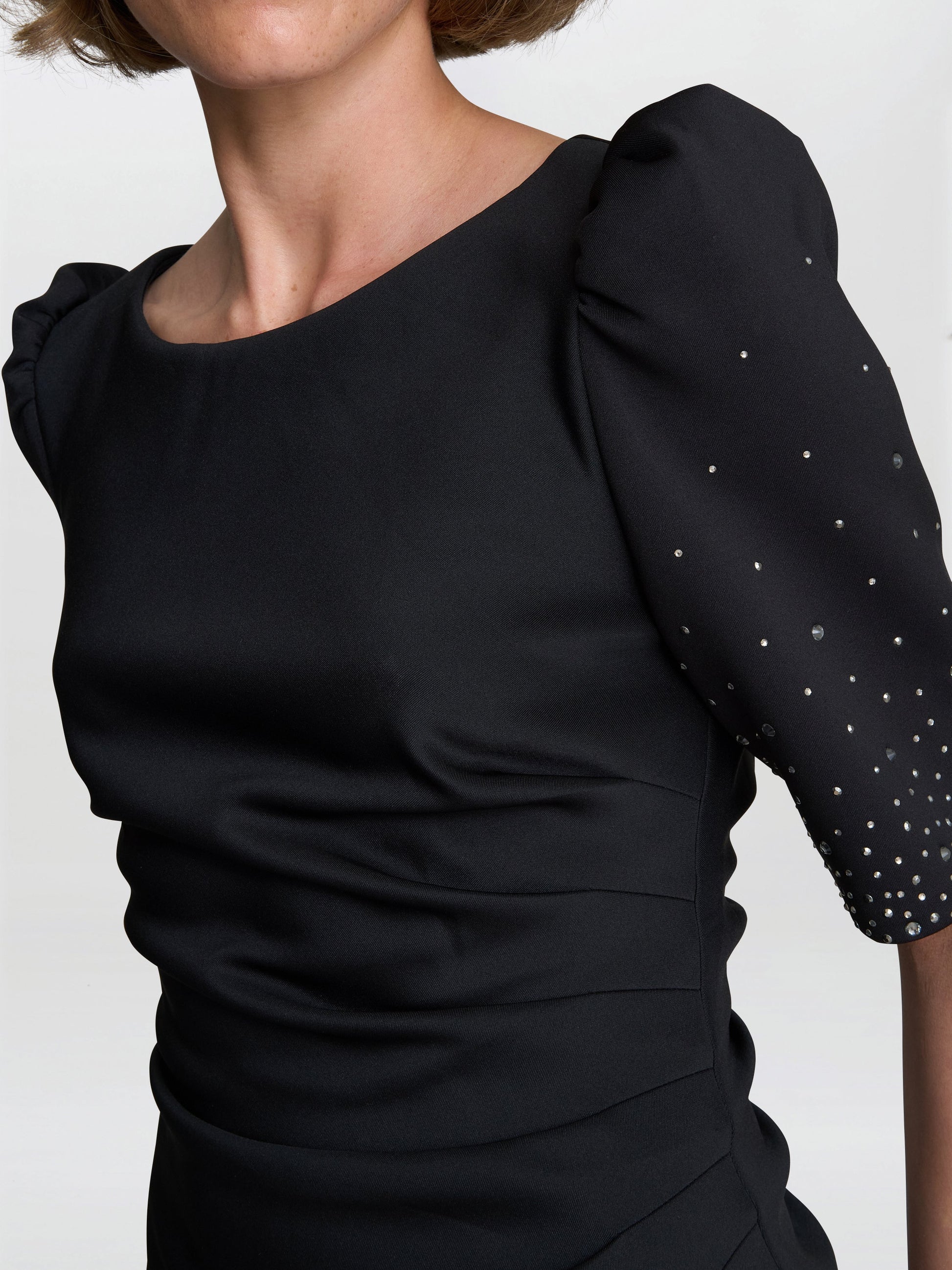  Louisa Dress With Beaded Sleeve
