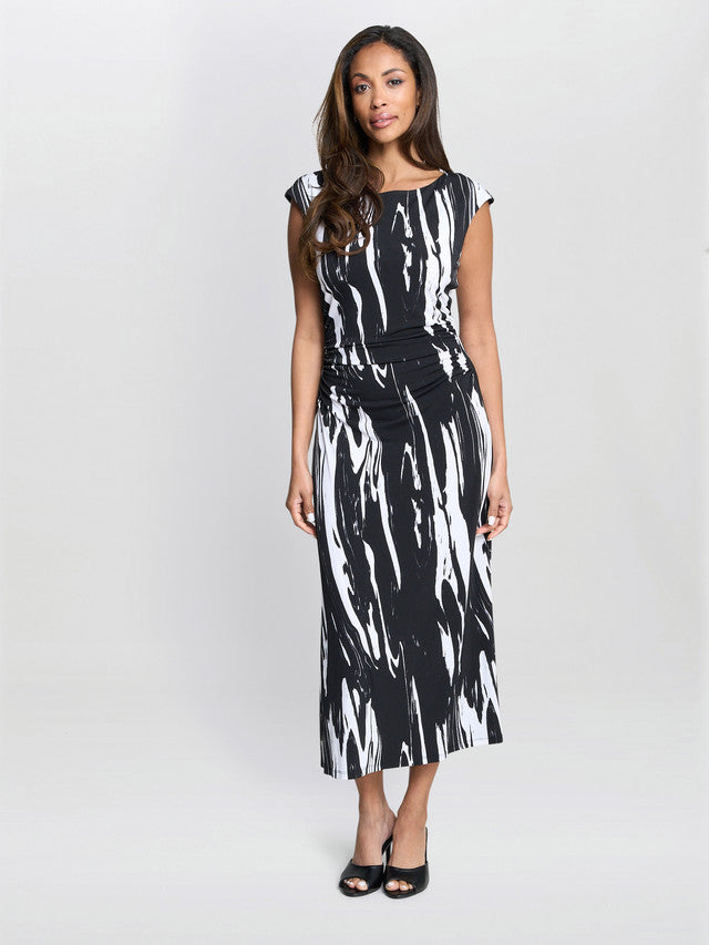  Lucia Abstract Print Dress