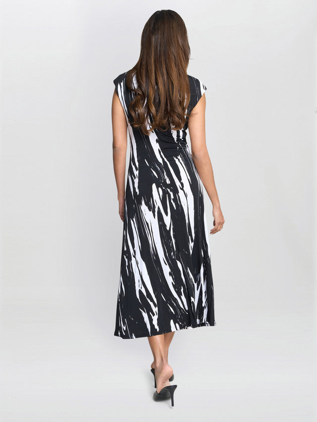  Lucia Abstract Print Dress