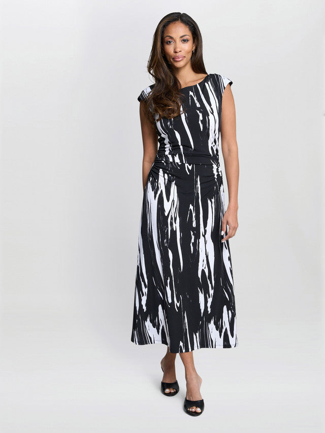  Lucia Abstract Print Dress
