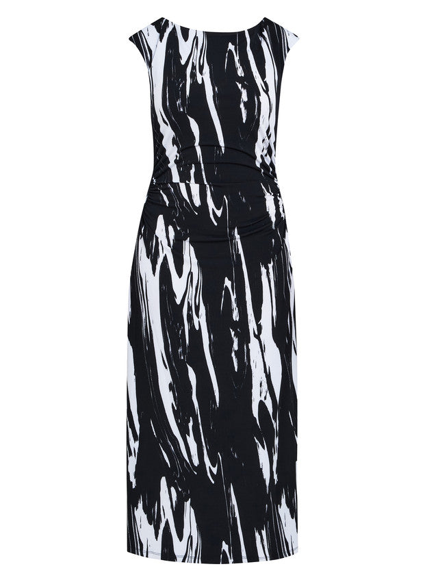  Lucia Abstract Print Dress