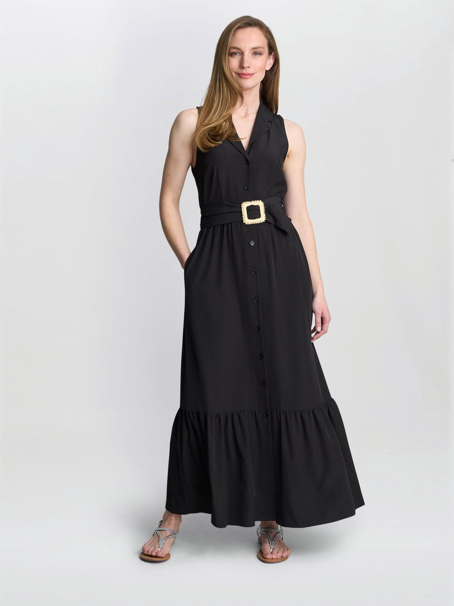  Jamie Maxi Shirt Dress