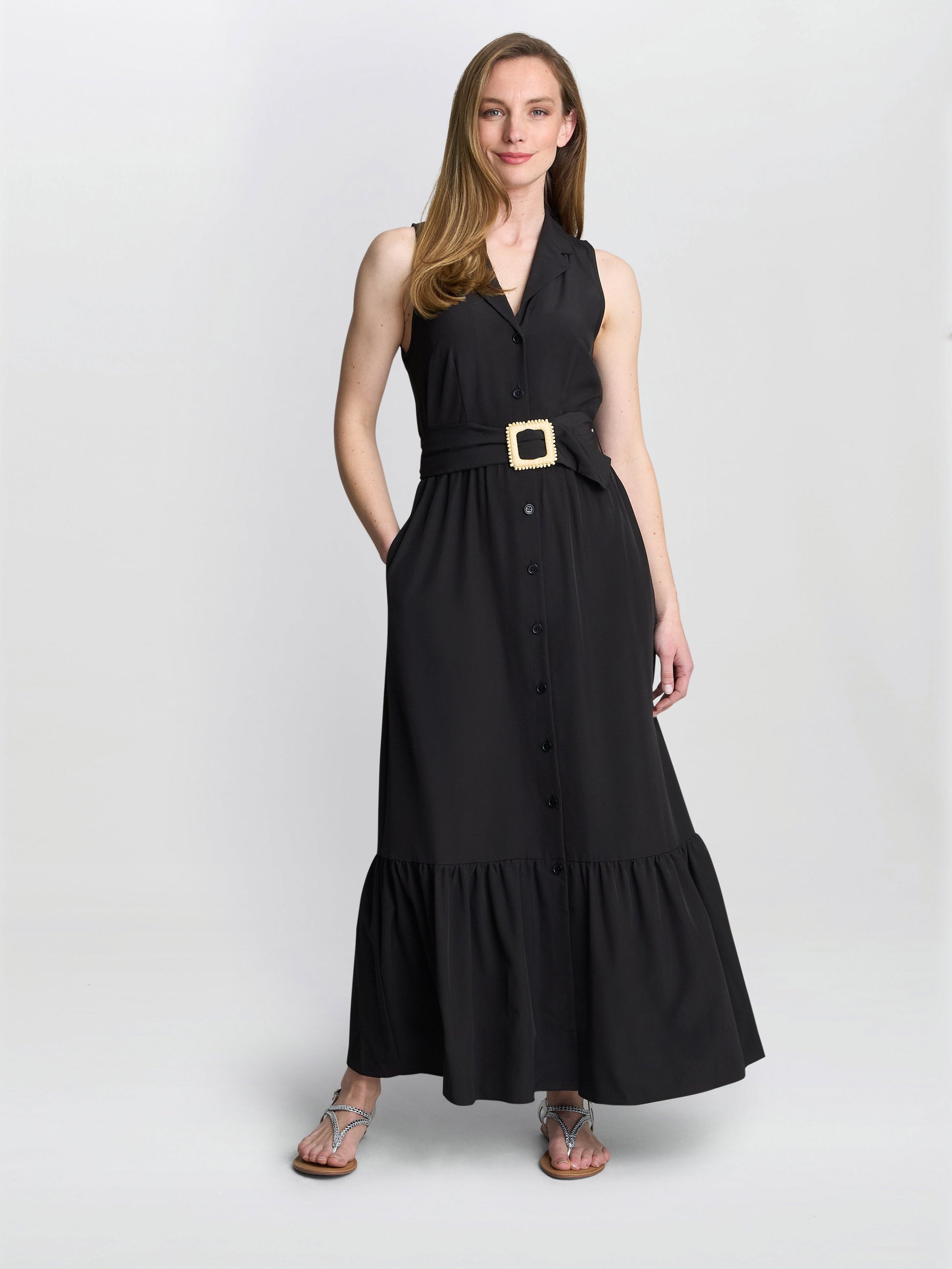  Jamie Maxi Shirt Dress