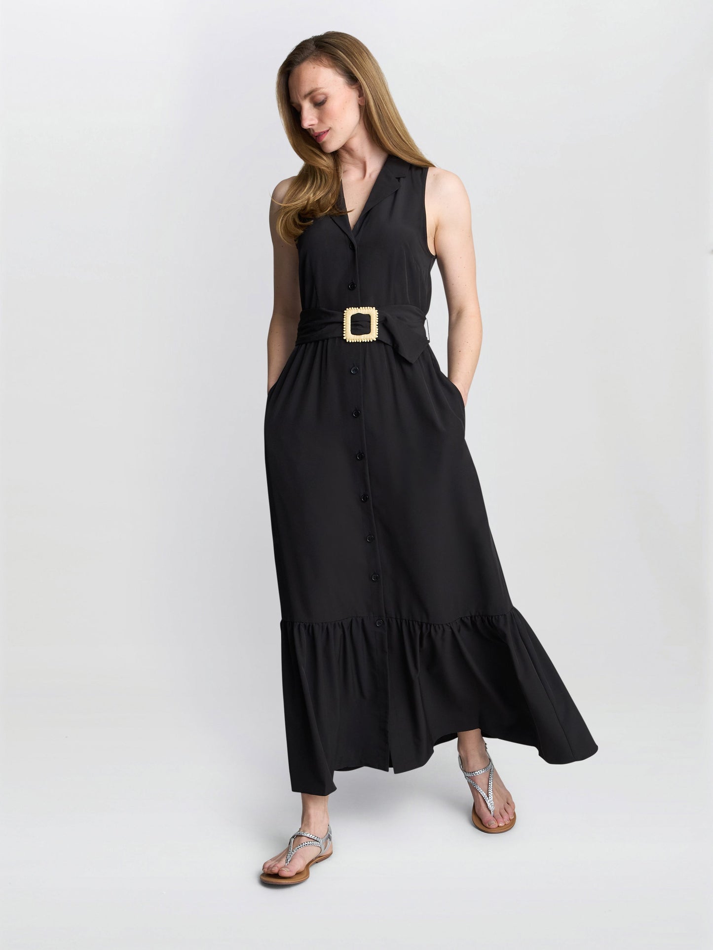  Jamie Maxi Shirt Dress