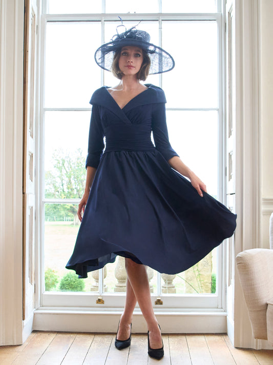  Anne-Marie Taffeta Dress
