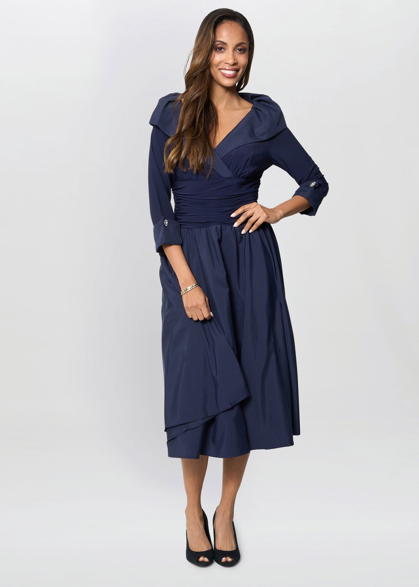  Anne-Marie Taffeta Dress