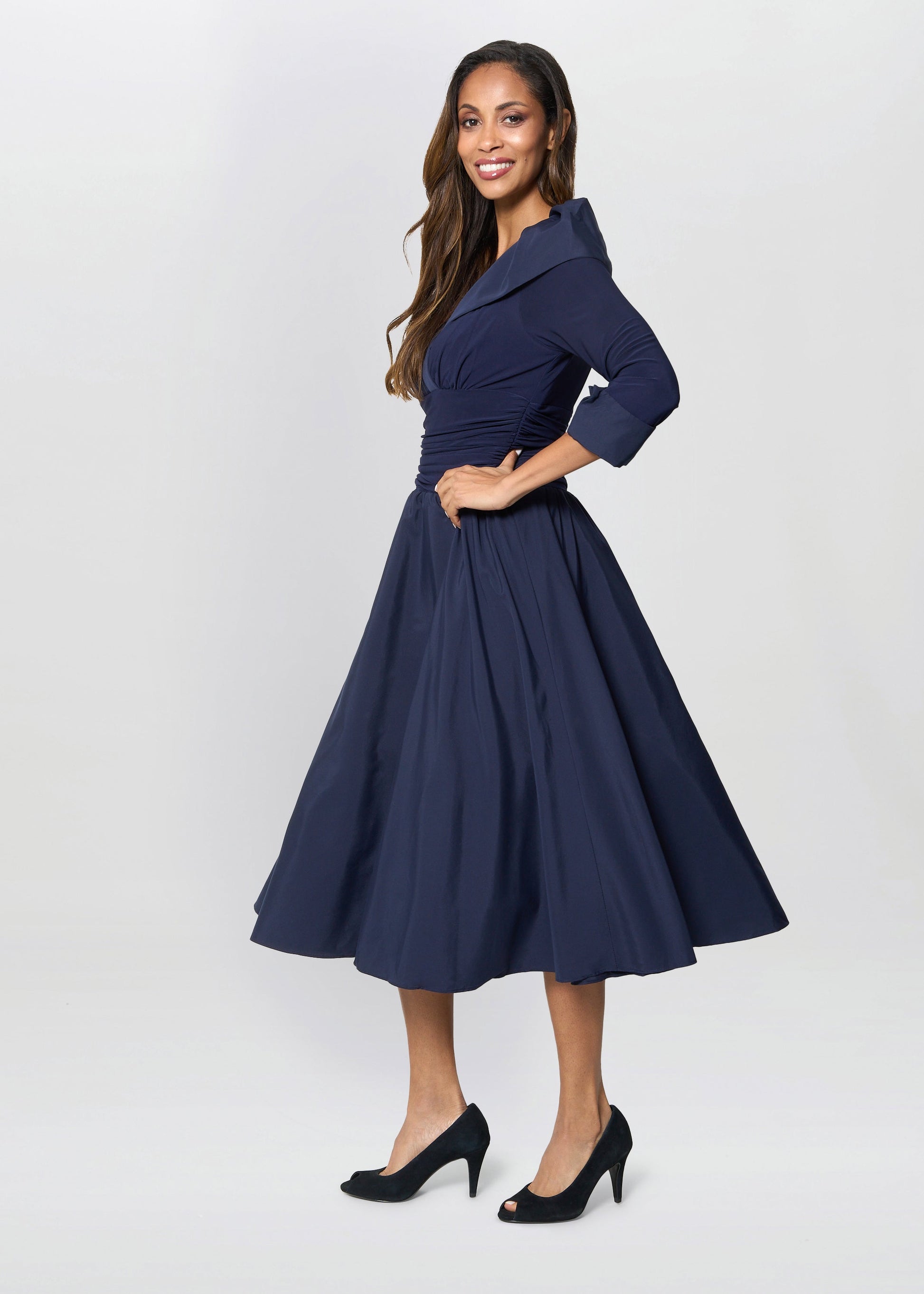  Anne-Marie Taffeta Dress