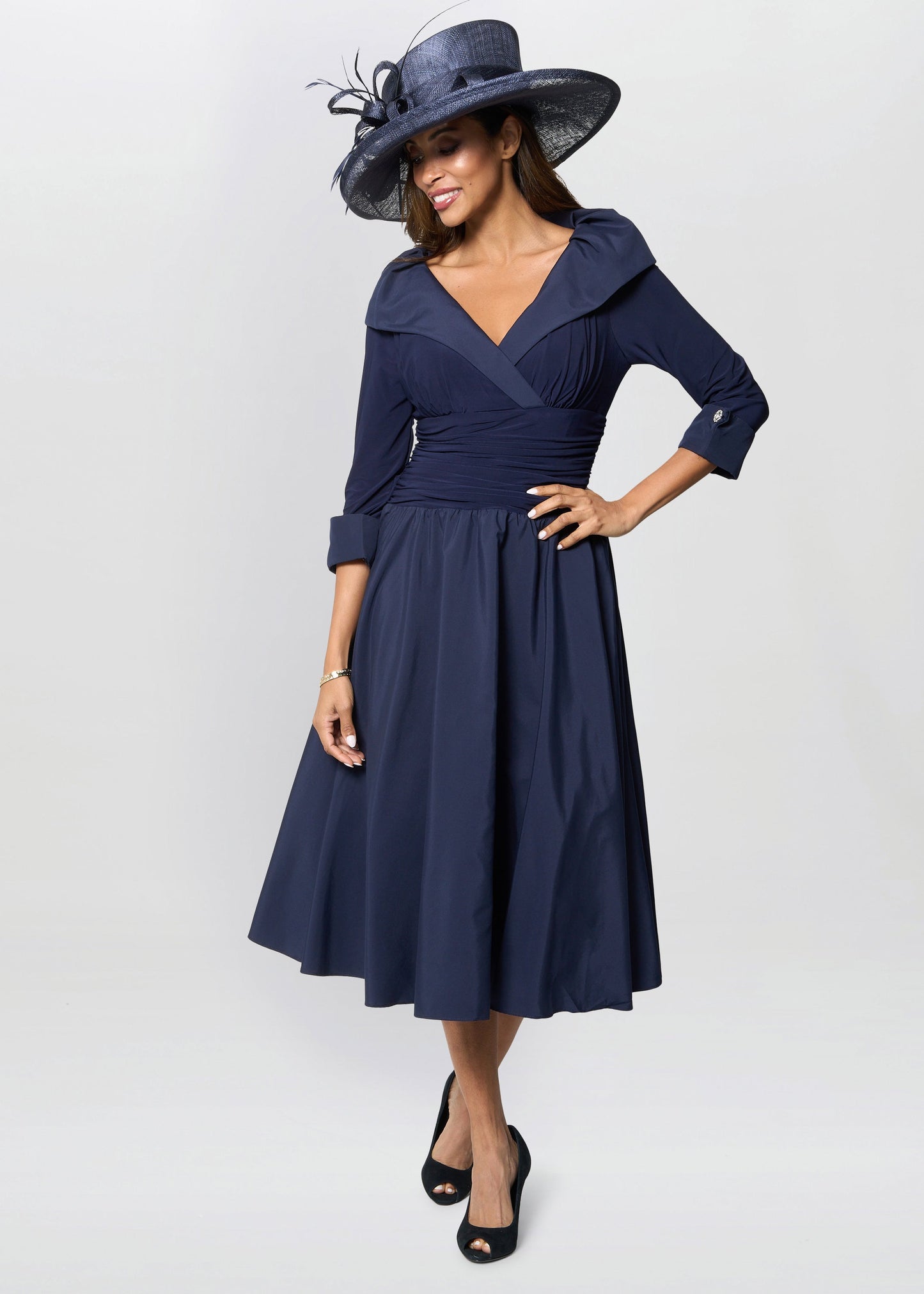  Anne-Marie Taffeta Dress