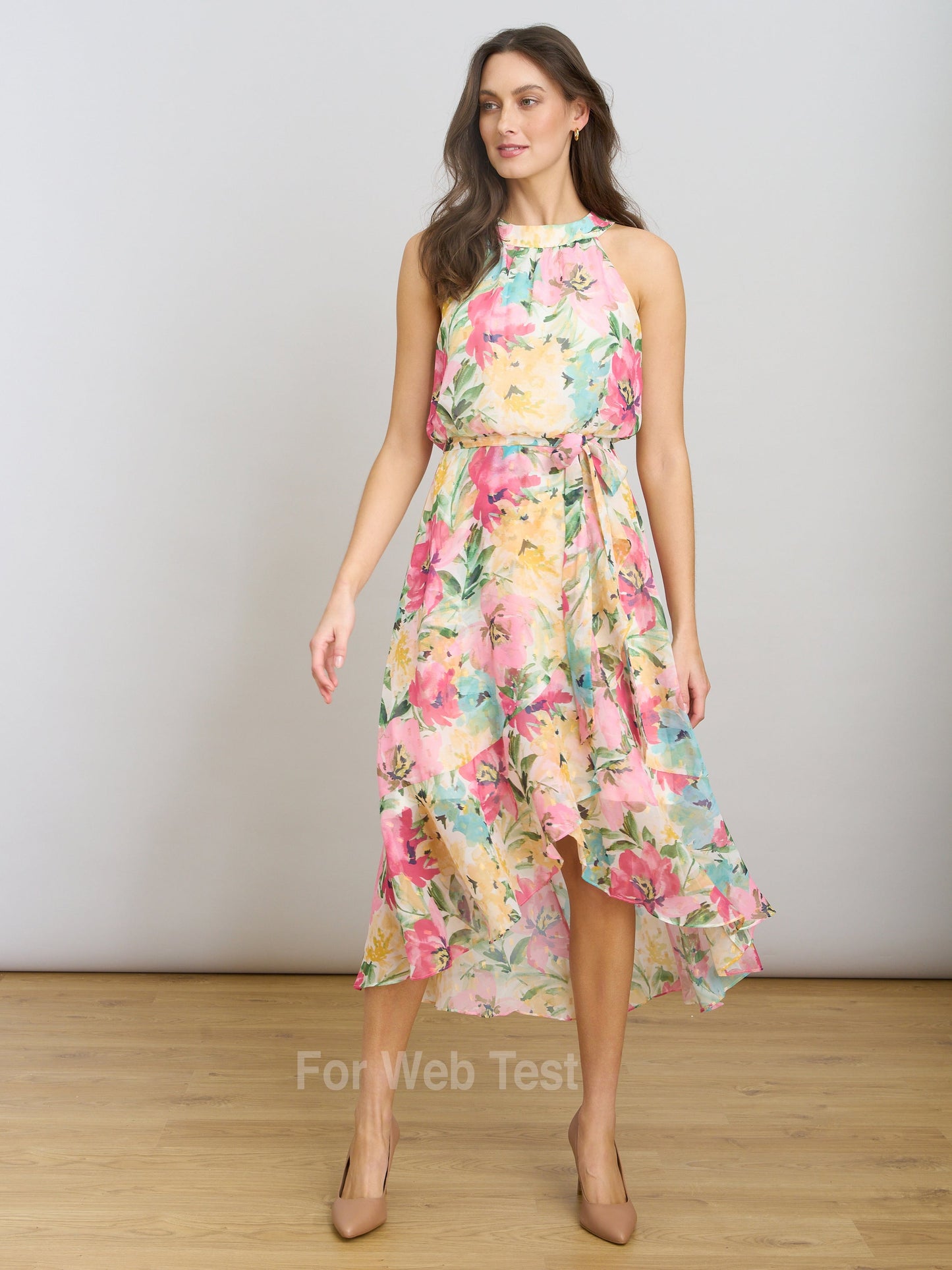  Beatrice Lurex Chiffon Dress
