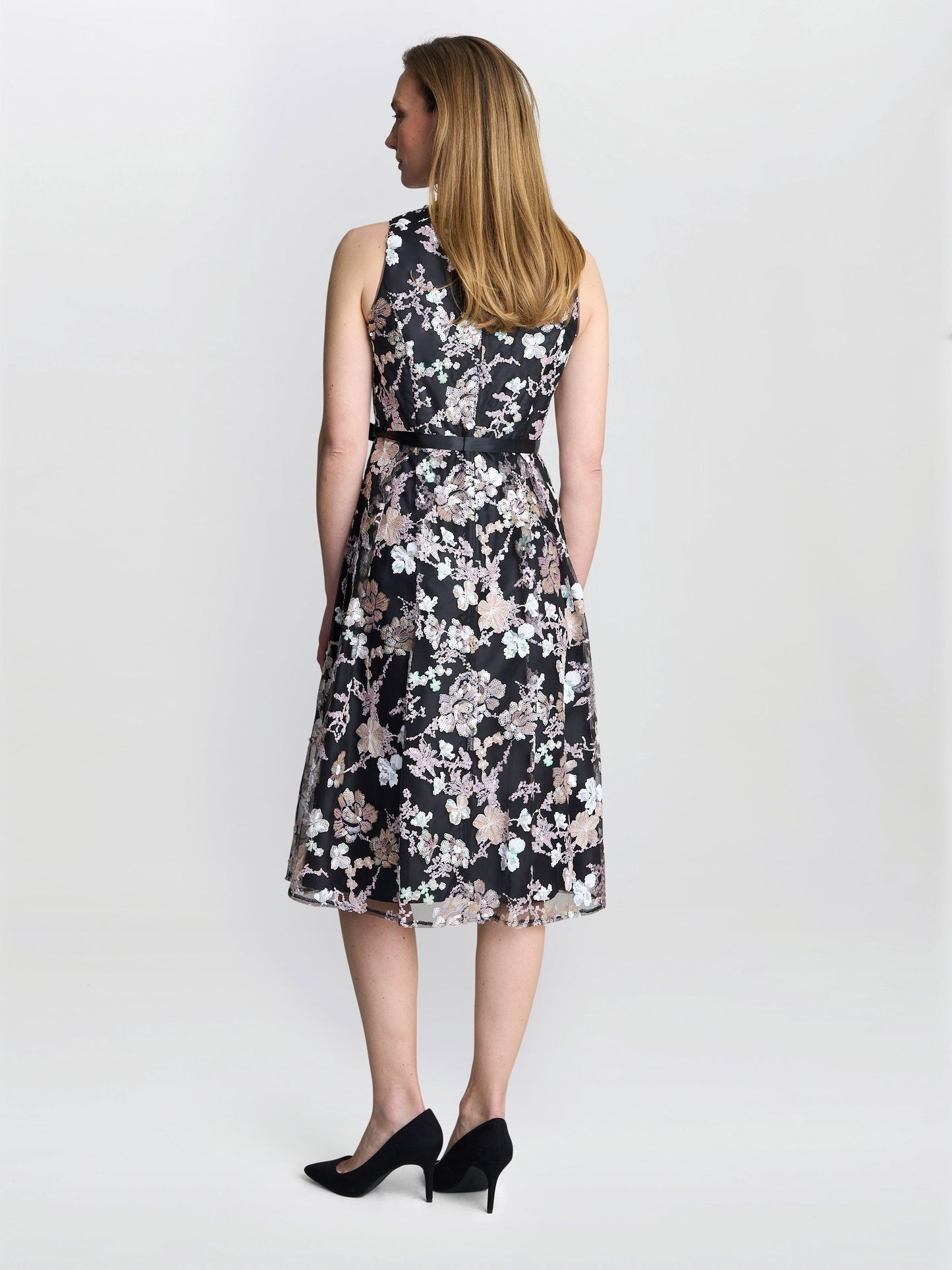  Alesha Embroidered Midi Fit And Flare